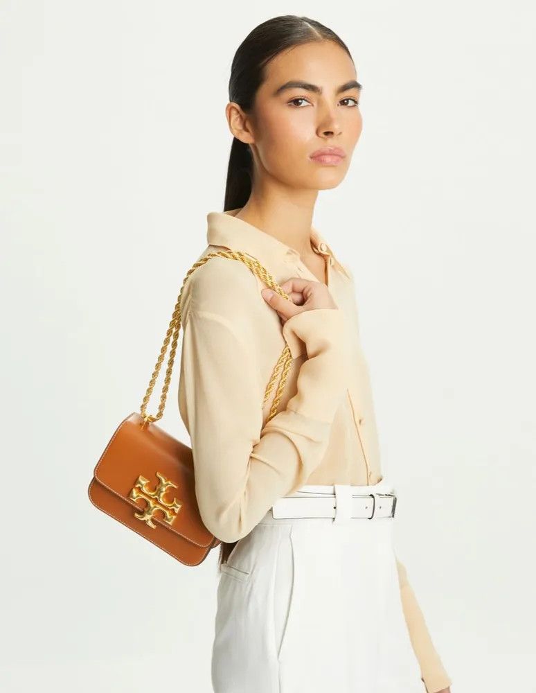 Tory Burch o1s22i1n1024 Size: OS / Eleanor Small Shoulder Bag in Brown Size ONE SIZE - 6 Thumbnail