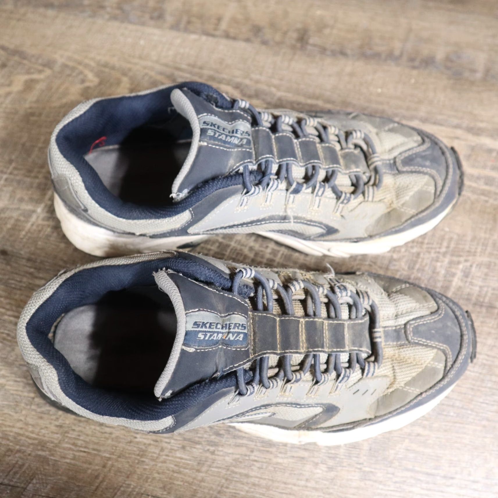 SKECHERS Skechers Stamina Nuovo Athletic Sneakers Blue Gray Black Men Size 11.5 Adult Shoes 11.5 Blue Skechers Stamina Nuovo Mens Sneakers 90s? Size US 11.5 / EU 44-45 - 6 Thumbnail