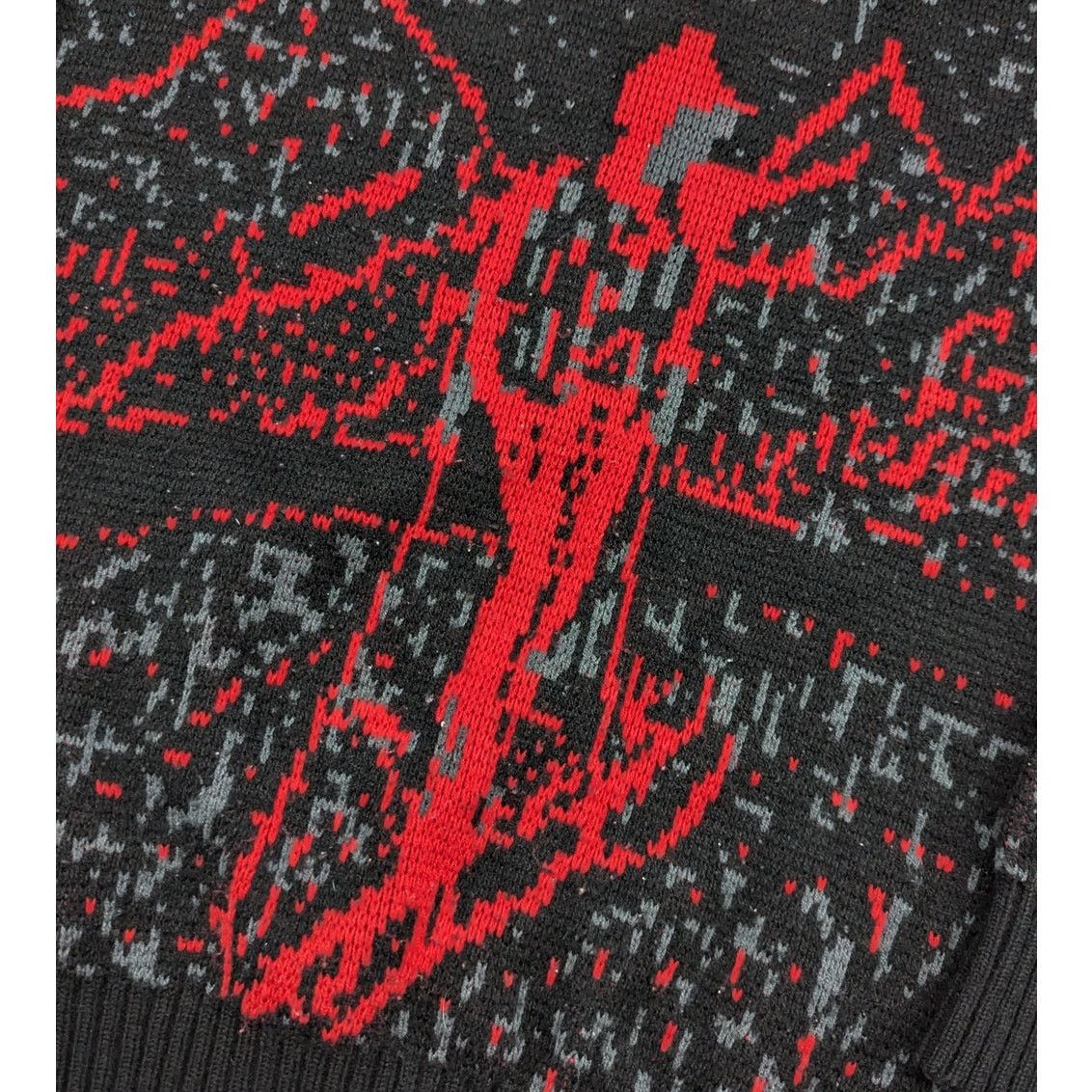 Vintage Vintage 90s Club Europe Skiing Club Europe Black & Red Knit Size US M / EU 48-50 / 2 - 2 Thumbnail
