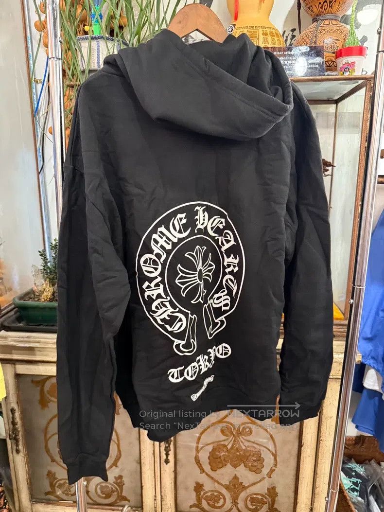 Chrome Hearts CHROME HEARTS Size XL Black hooded sweater Size US XL / EU 56 / 4 - 2 Thumbnail