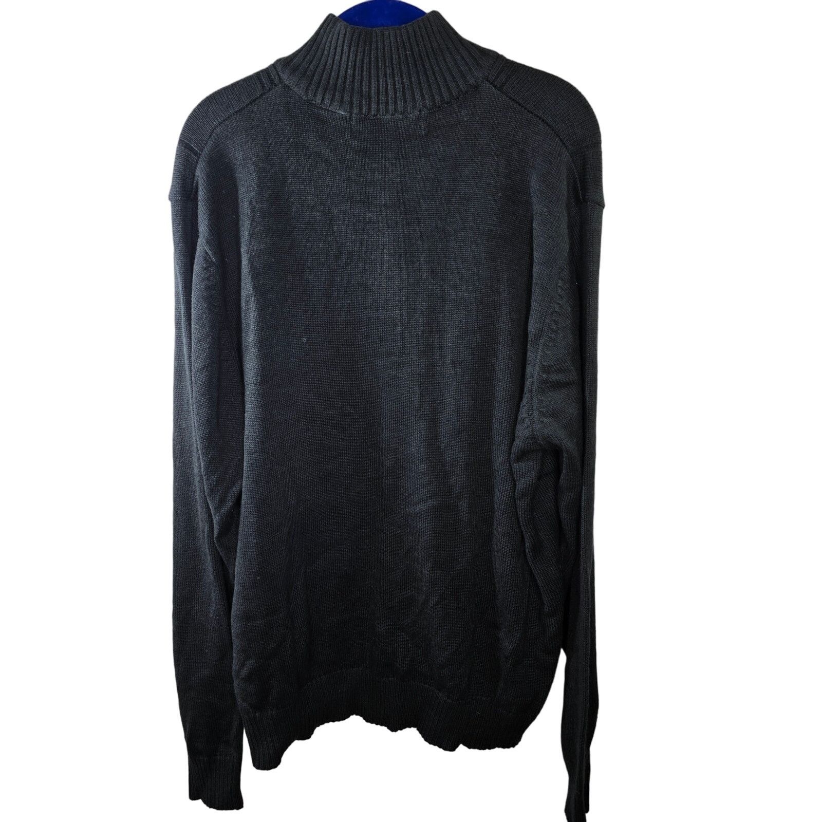 Oscar De La Renta Men's Oscar De La Renta 1/4 Zip Gray Sweater Size XXL Size US XXL / EU 58 / 5 - 5 Thumbnail