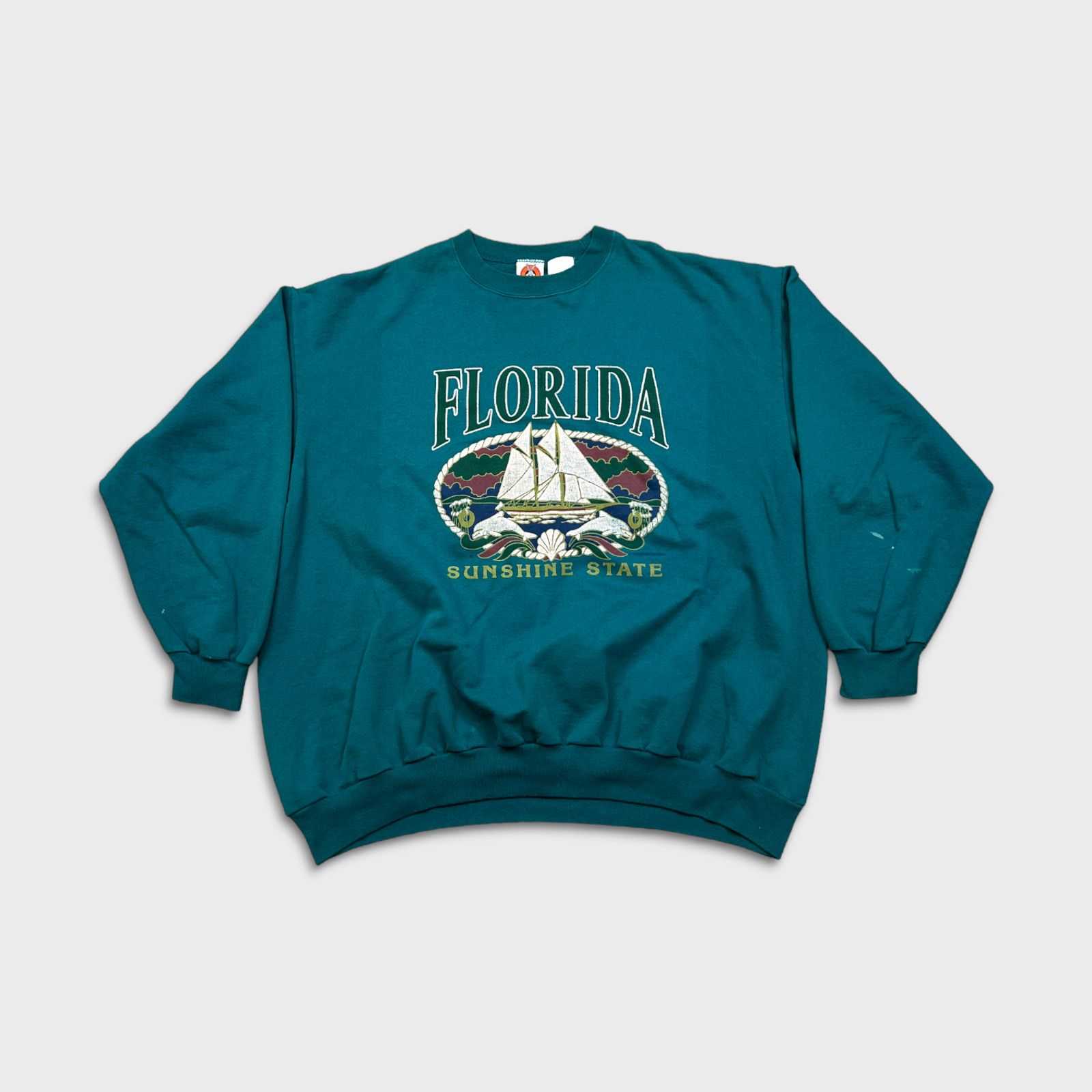Vintage × Warner Bros VTG 90s Florida State Sweatshirt XL USA Looney Tunes Crew Size US XL / EU 56 / 4 - 1 Thumbnail