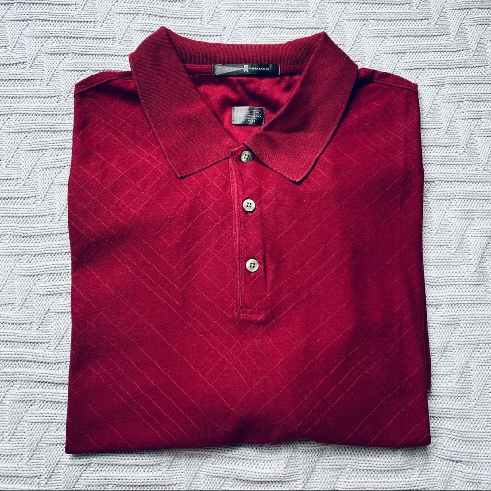 Nike Nike Golf Tiger Woods maroon polo shirt Size US XL / EU 56 / 4 - 1 Thumbnail