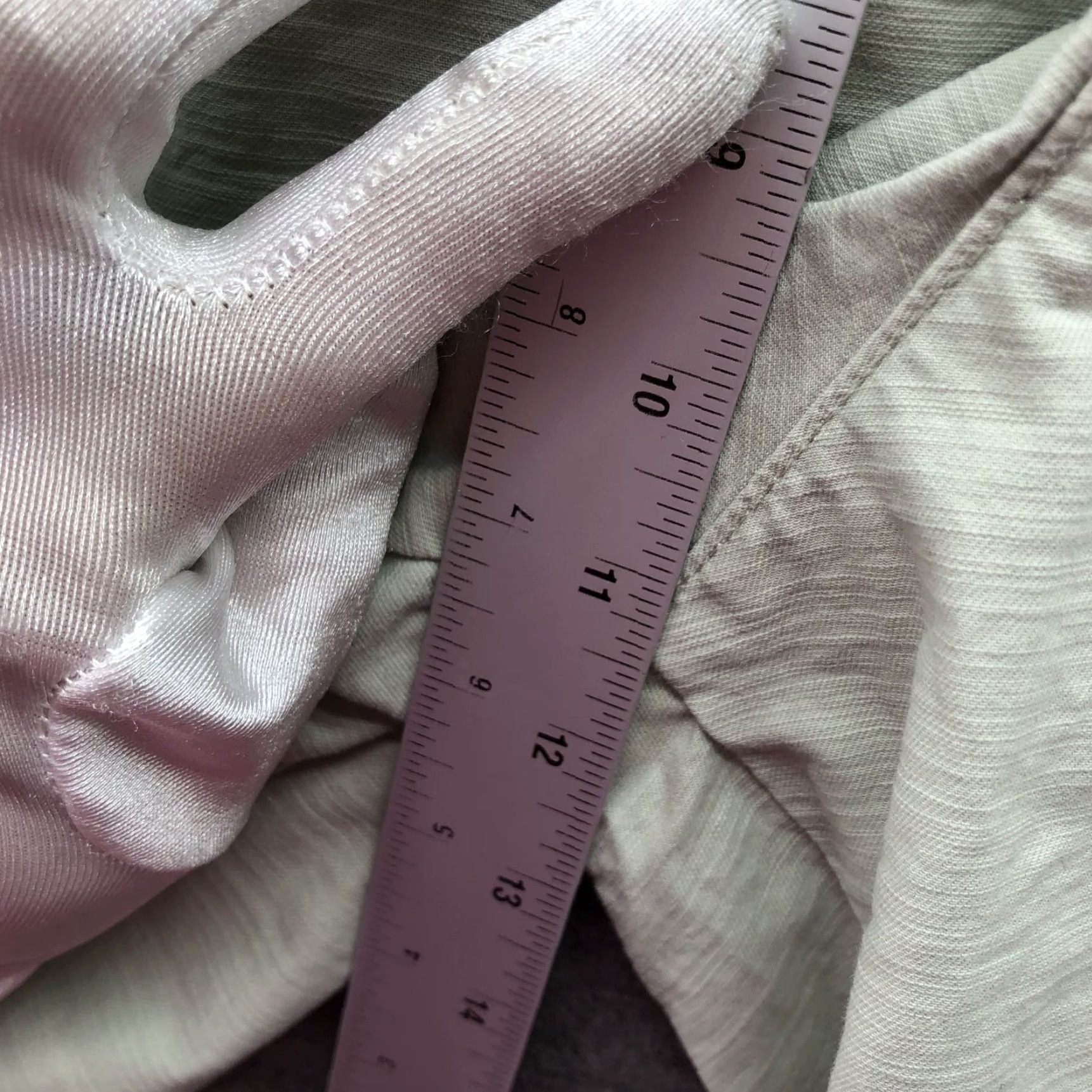 Everlane Everlane Cargo Shorts Mens M Mint Green 8'' Inseam Organic Cotton Linen Pull On Eight Size US 31 - 4 Thumbnail