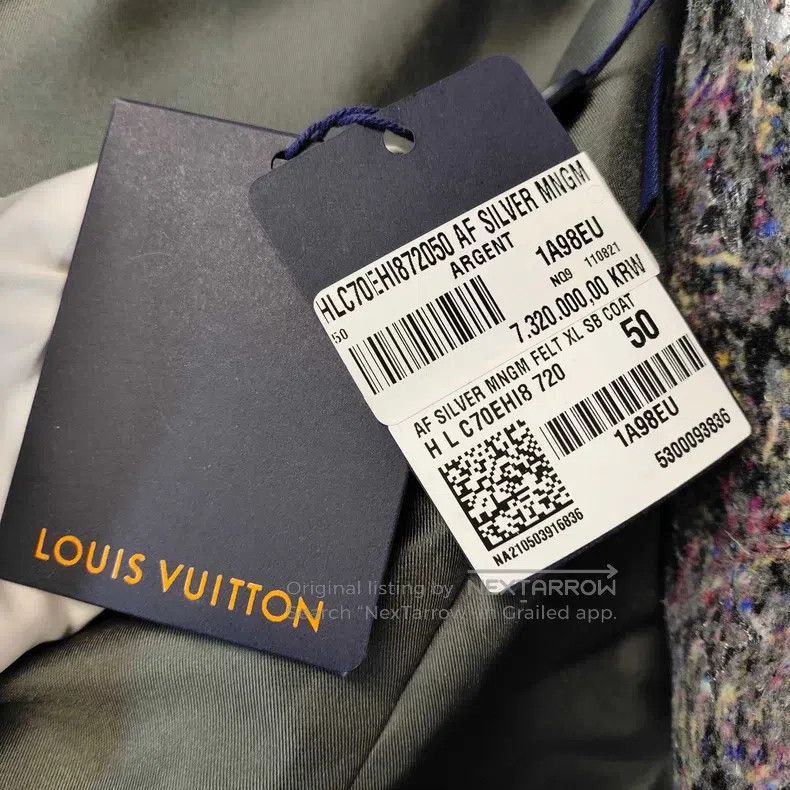 Louis Vuitton Louis Vuitton Wool full-print single-breasted coat Size US M / EU 48-50 / 2 - 3 Thumbnail