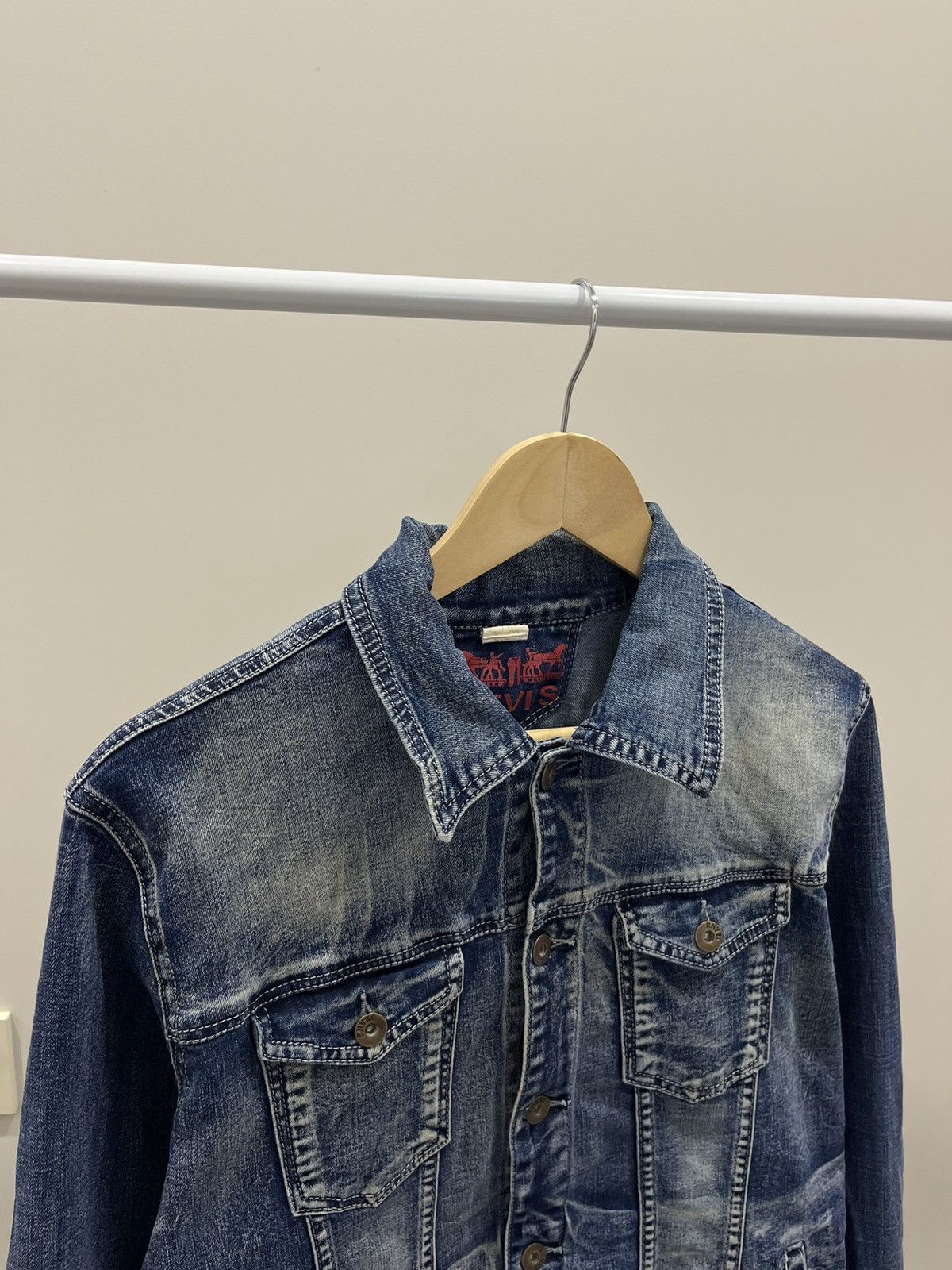 Levi's Levis vintage jeans jacket denim blue hype streetwear Size US M / EU 48-50 / 2 - 3 Thumbnail