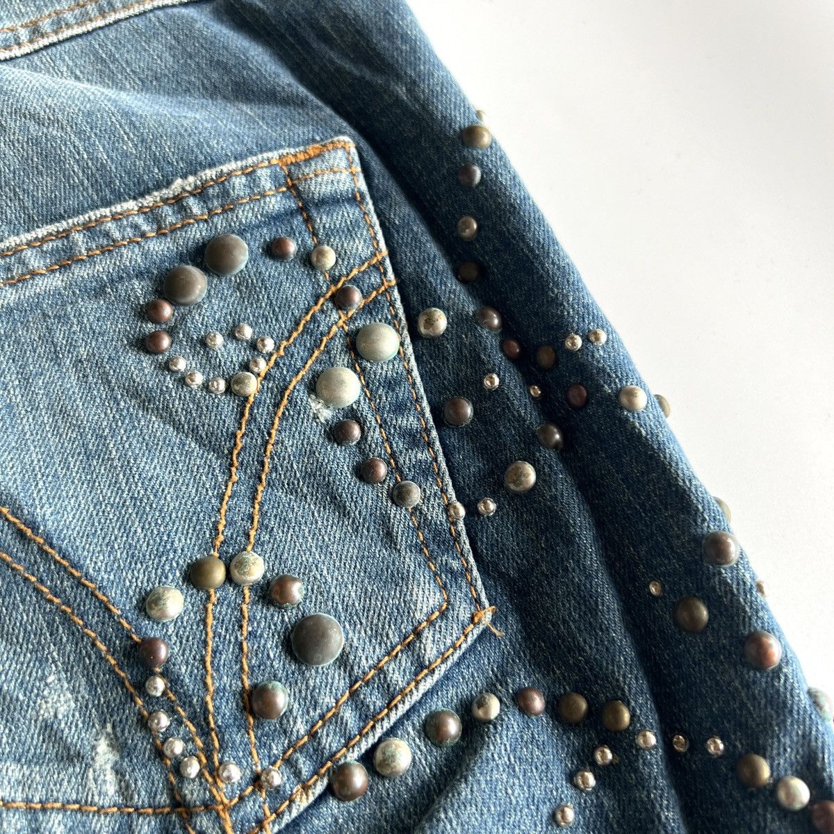 Other D&G Low Waist Studded Stretch Jeans Size 26" / US 2 / IT 38 - 10 Thumbnail