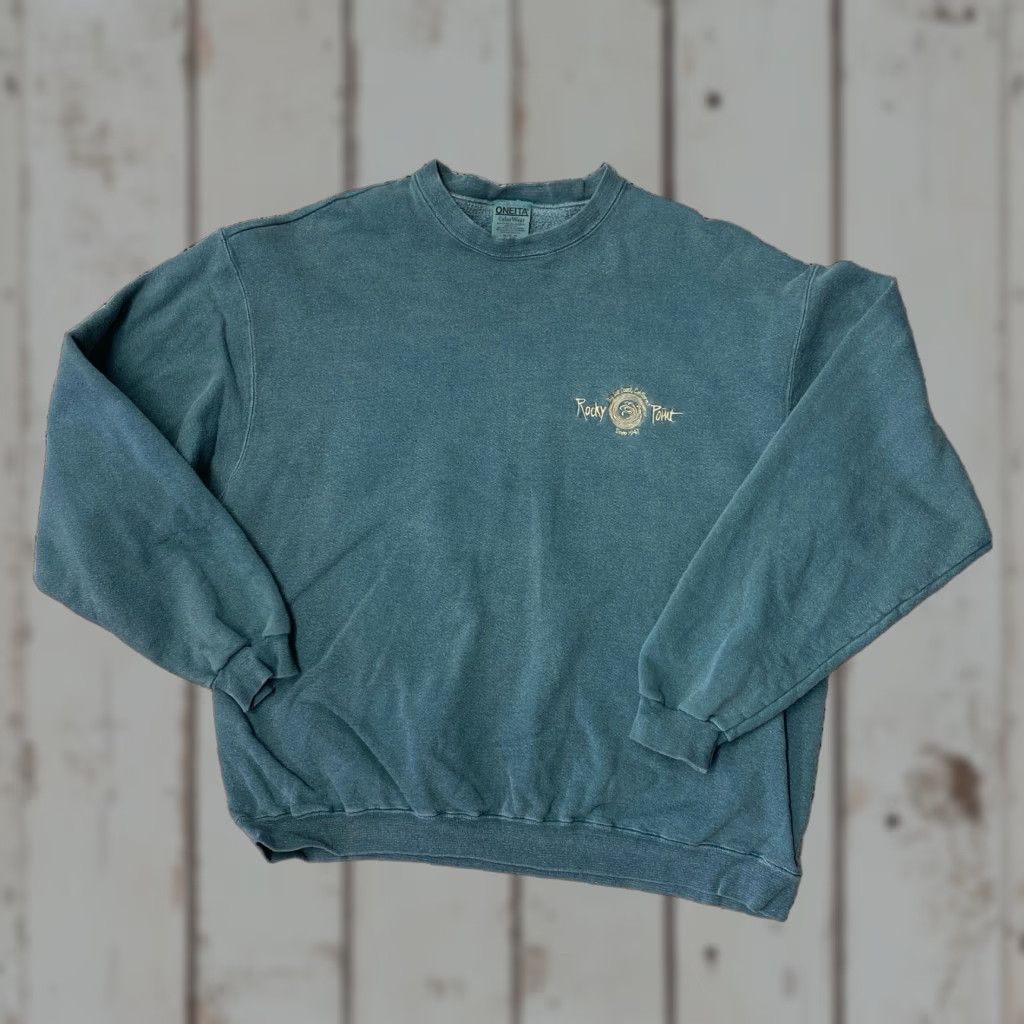 Vintage VINTAGE Puerto Penasco Sweatshirt Mens XL Rocky Point Sonora Blue Pullover Long Sleeve Size US XL / EU 56 / 4 - 1 Thumbnail