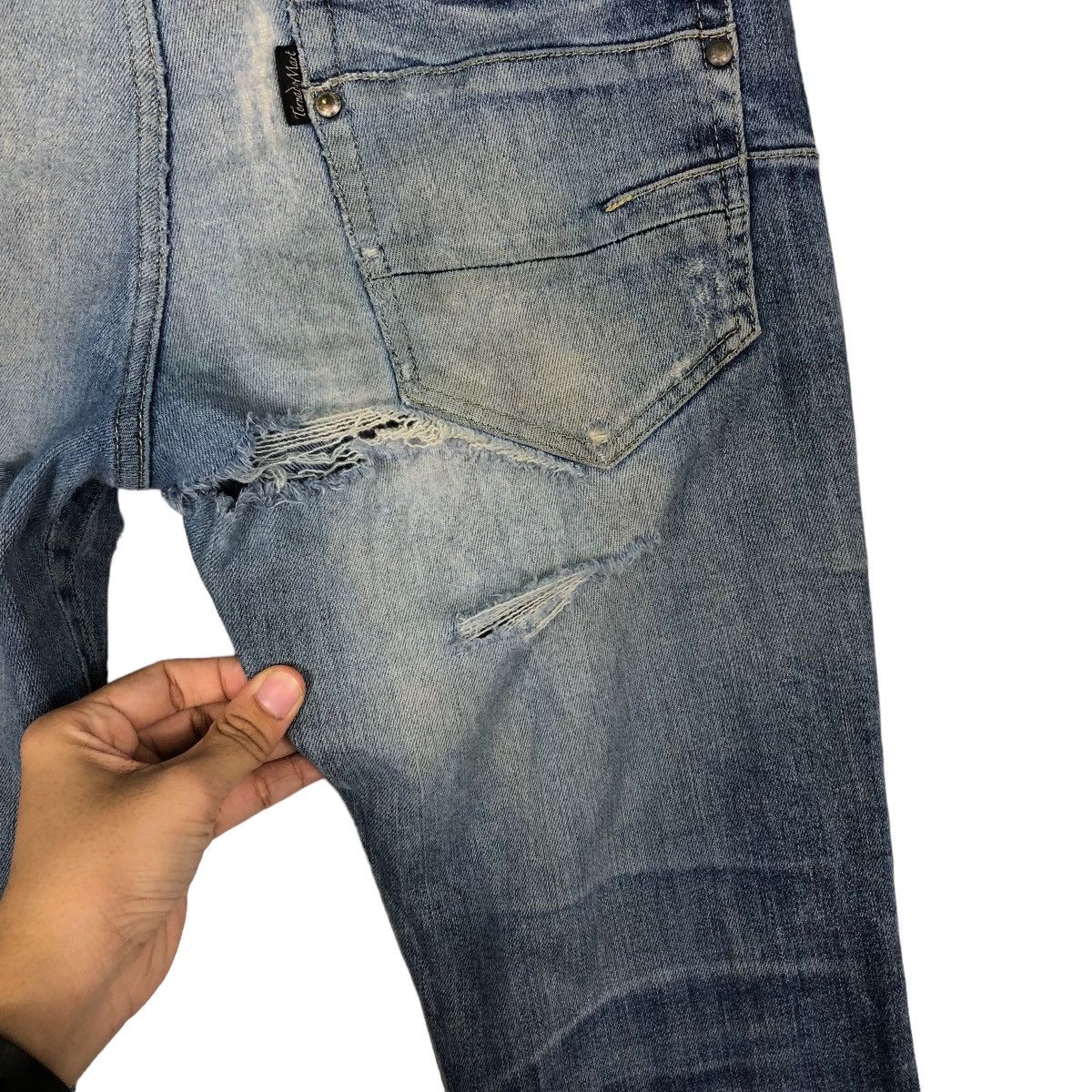 Hysteric Glamour 🔥Punk Design Distressed Tornado Mart Japan Made Size US 32 / EU 48 - 10 Thumbnail