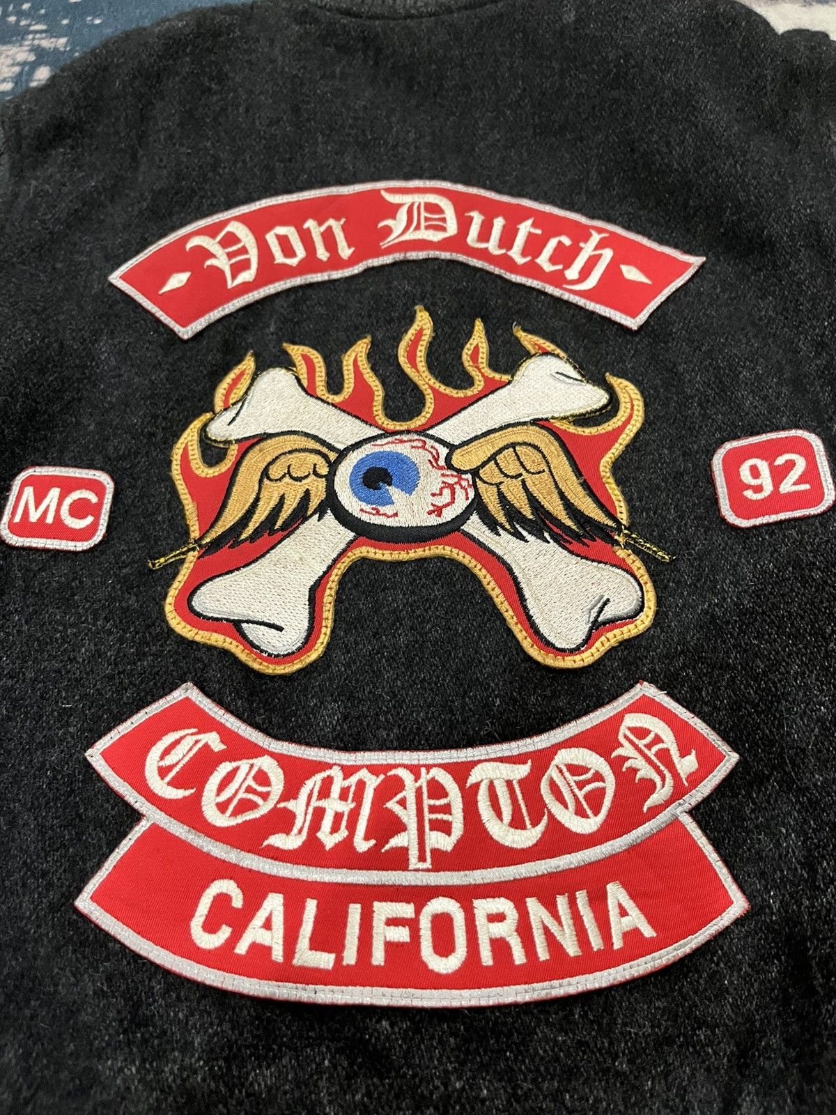 Vintage Rare von dutch y2k leather jacket Size US M / EU 48-50 / 2 - 3 Thumbnail