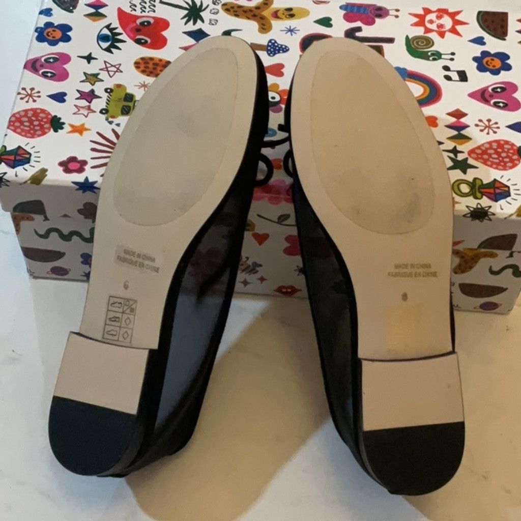 Jeffrey Campbell Releve Flat in Black, Size: 6