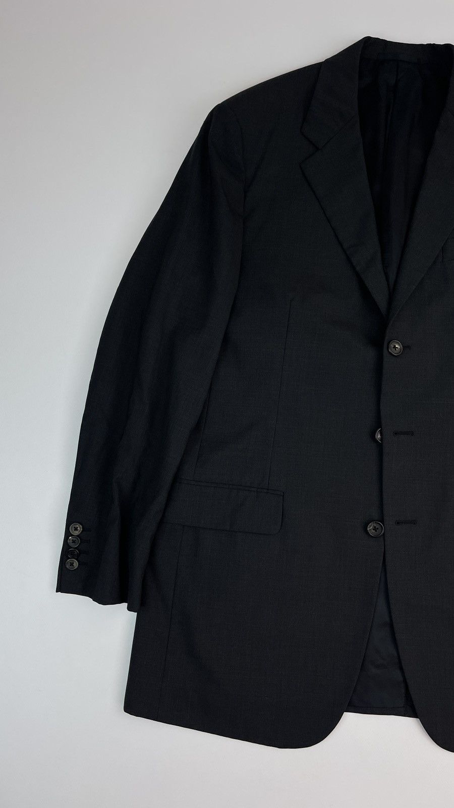 Prada Prada Milano 3 Btn Suit Jacket Size 40R - 3 Thumbnail