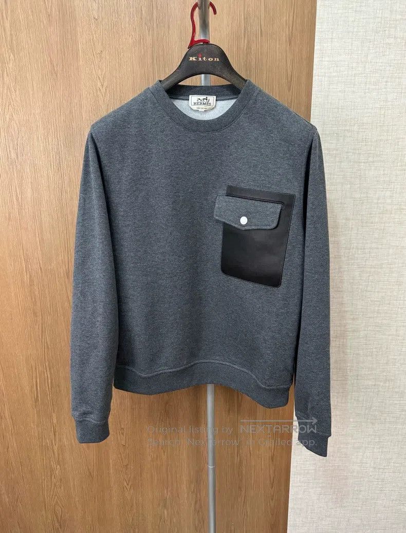 Hermes Hermes Hoodie Size US L / EU 52-54 / 3 - 1 Thumbnail