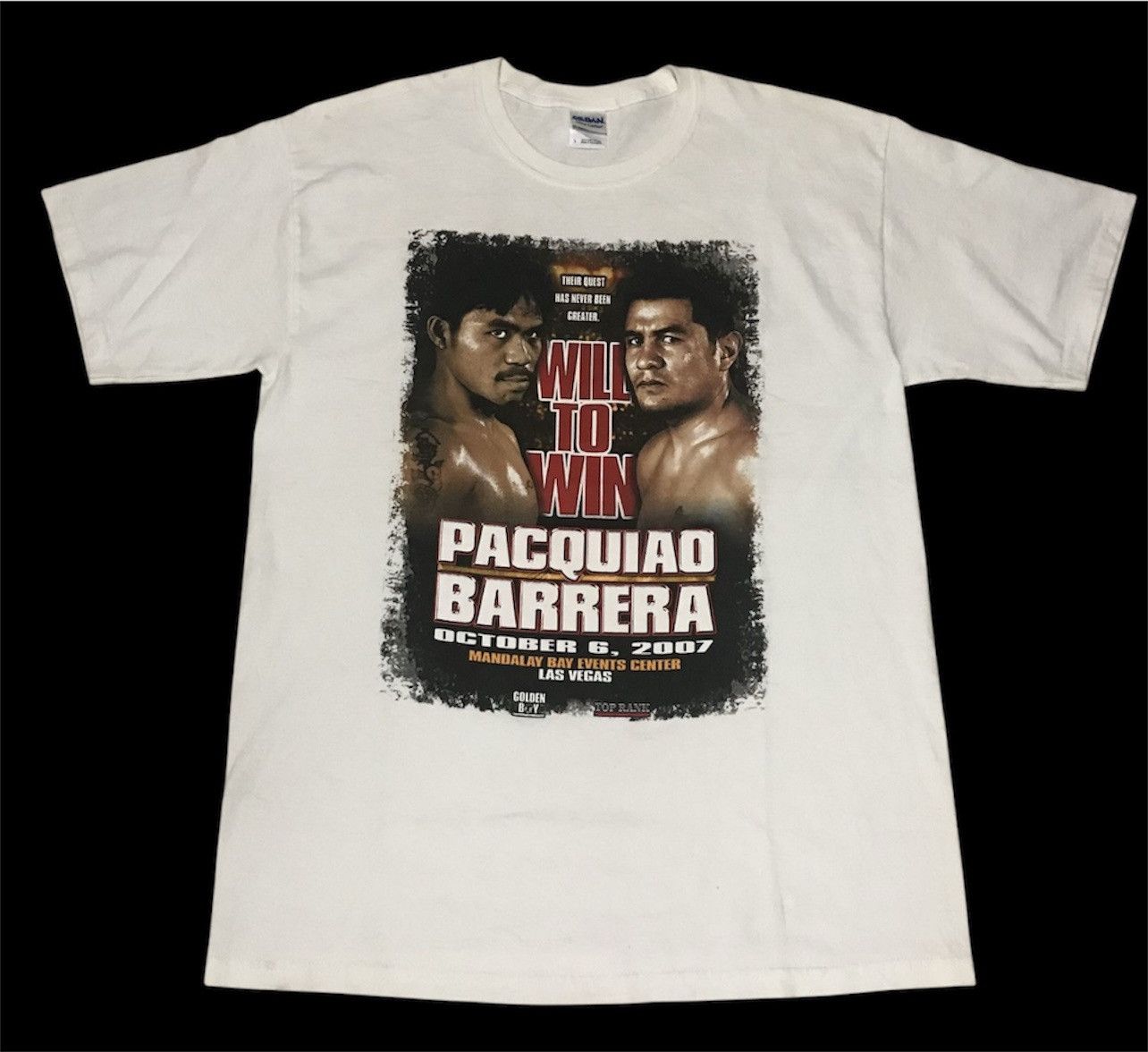 Rap Tees × Vintage Vintage Y2K Will to win Manny Pacquiao Barrera Promo Tee Size US L / EU 52-54 / 3 - 3 Thumbnail