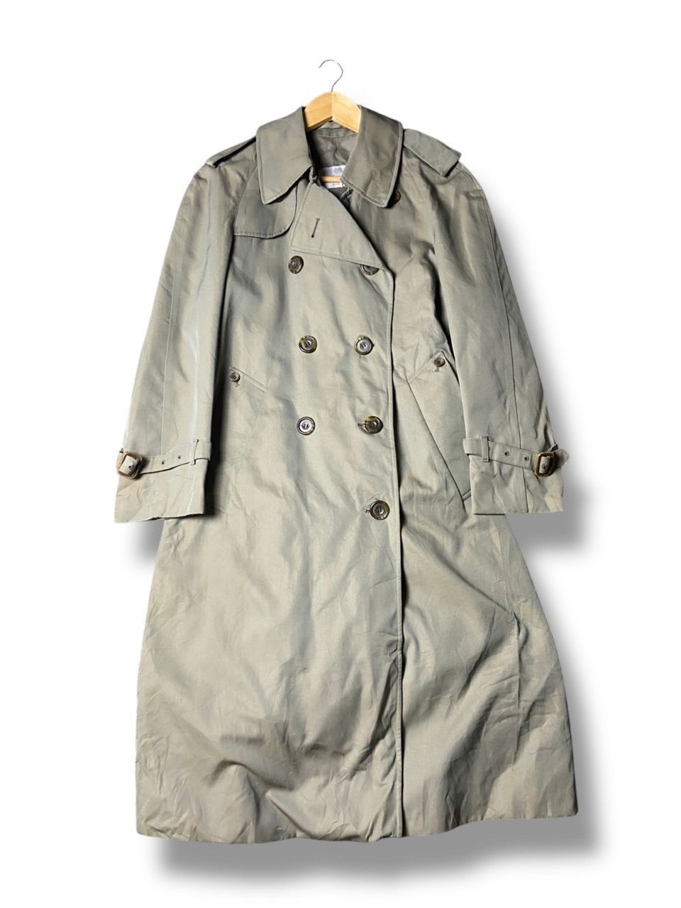 Aquascutum Aquascutum Double Breasted Long Trench Coat (173) Size US XXS / EU 40 - 1 Thumbnail