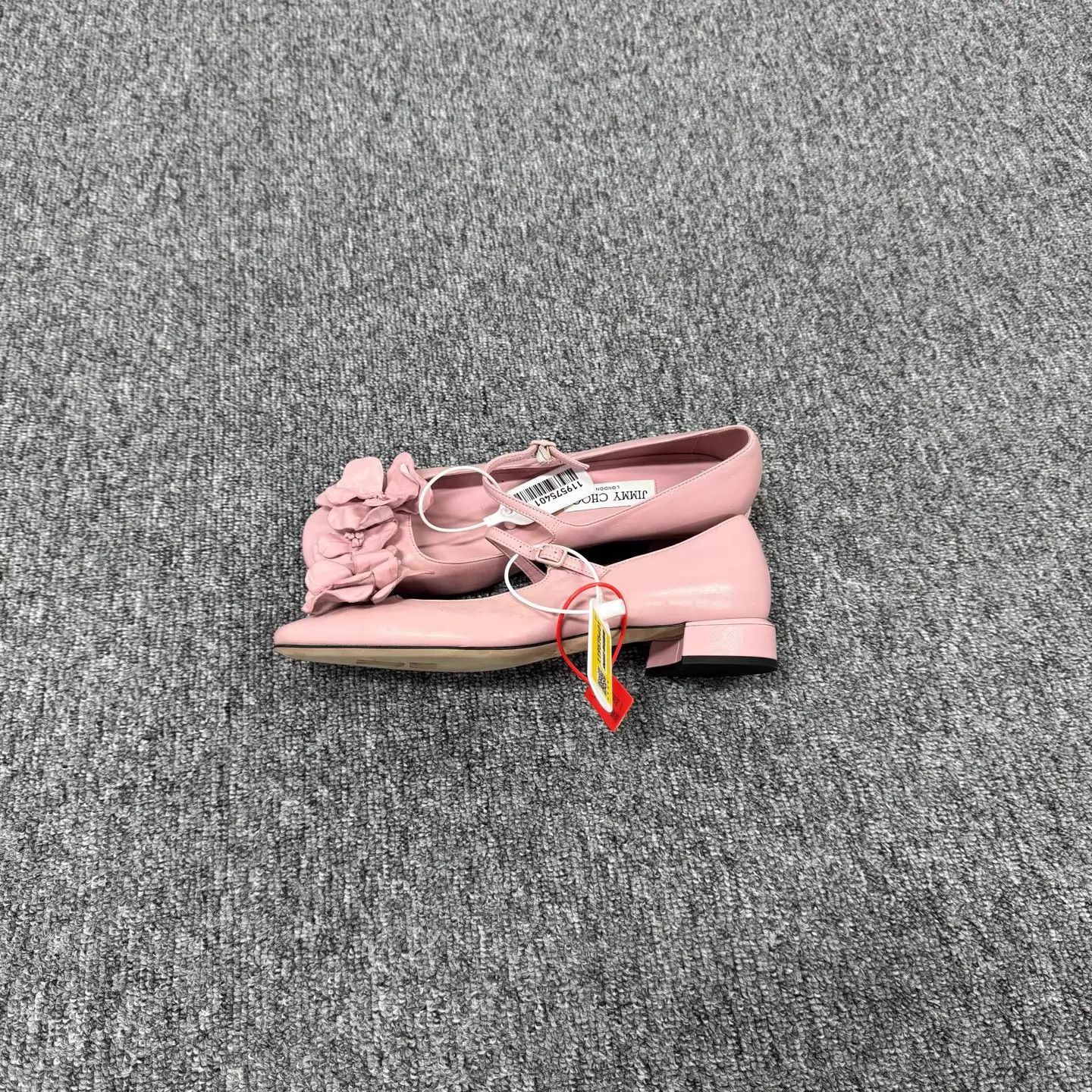 Jimmy Choo Jimmy Choo Pink Floral Block Heel Shoes 39 99 New Size US 8.5 / IT 38.5 - 2 Thumbnail