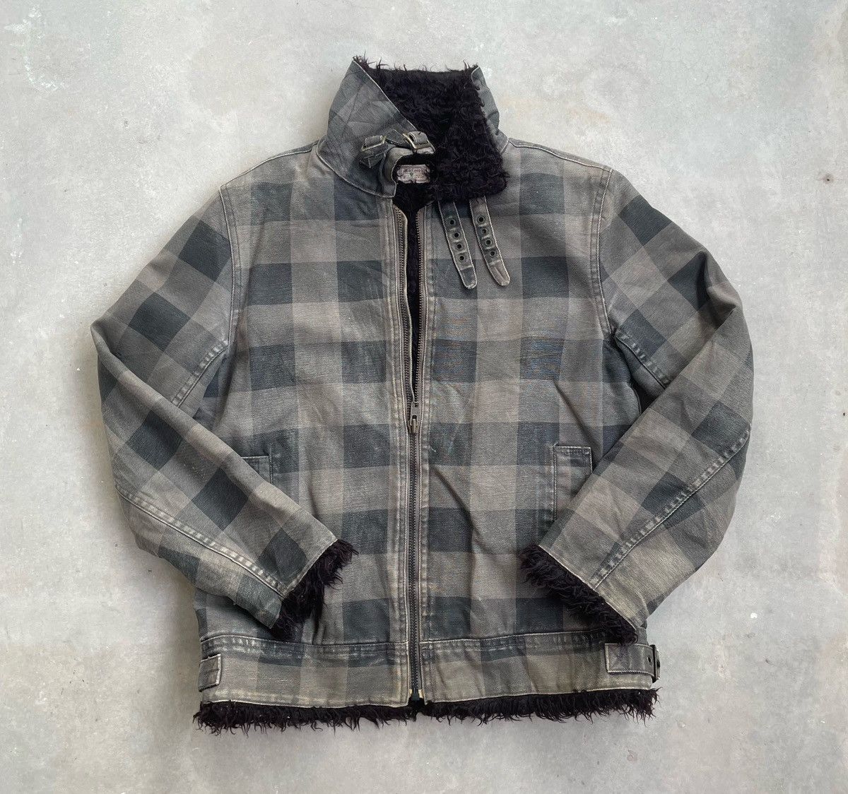 Designer MARLOND RANCH WEAR TARTAN ZIPPER JACKET Size US M / EU 48-50 / 2 - 1 Thumbnail