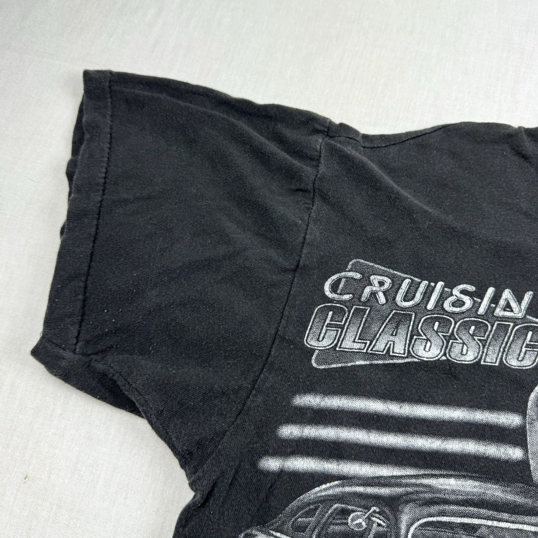 Vintage VINTAGE Carribean Classic Cars All Over Print Shirt Adult Large Black 90s Worn Faded USA Car Shirt Mens Size US L / EU 52-54 / 3 - 4 Thumbnail