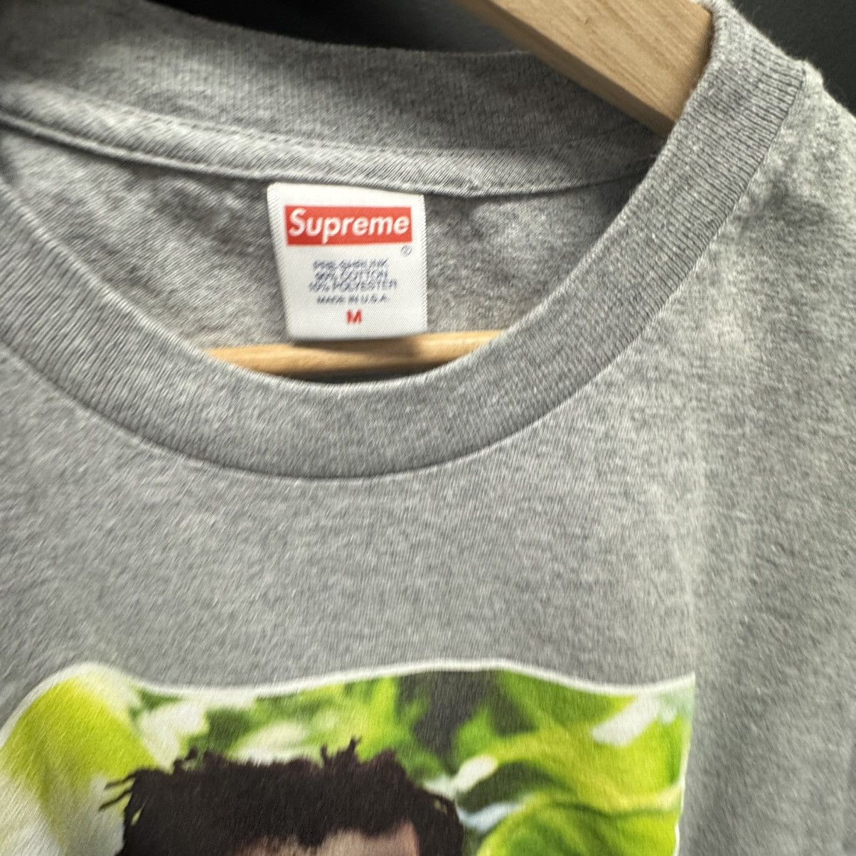 Supreme Supreme Buju Banton Tee Heather Grey Size US M / EU 48-50 / 2 - 3 Thumbnail