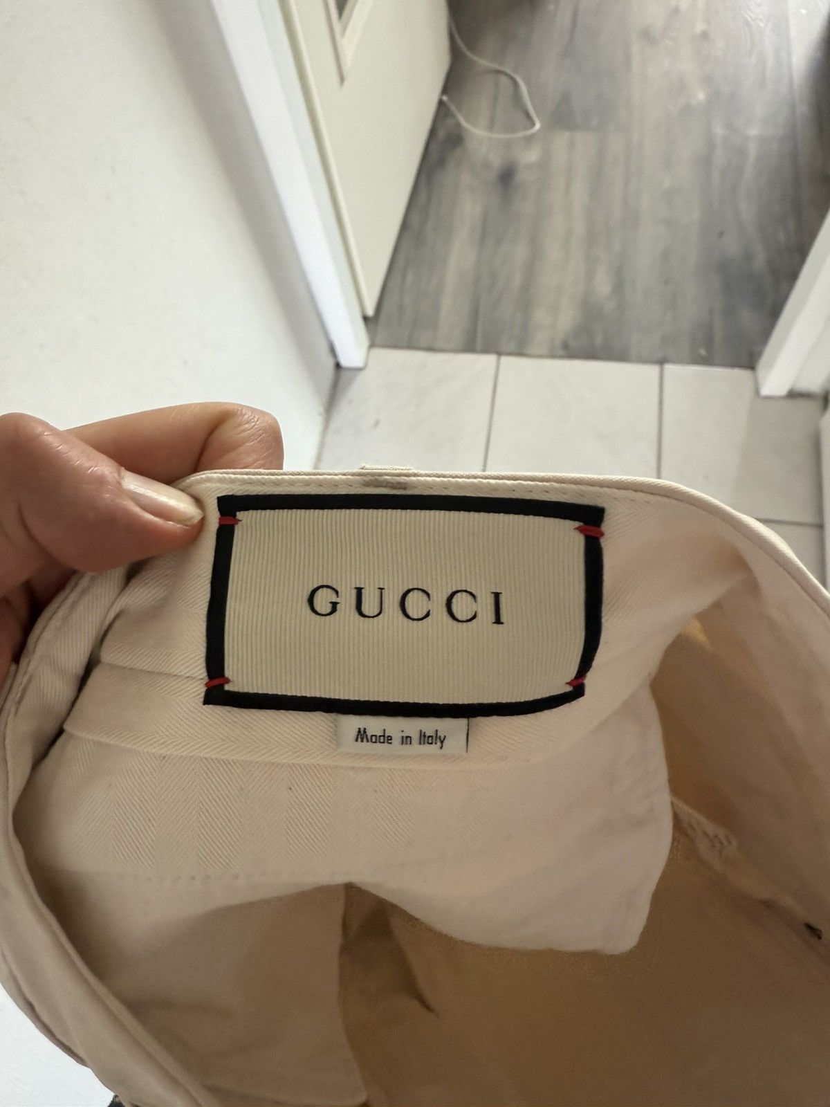 Gucci Embroidered Back Chinos in Beige Twill Size US 32 / EU 48 - 15 Thumbnail