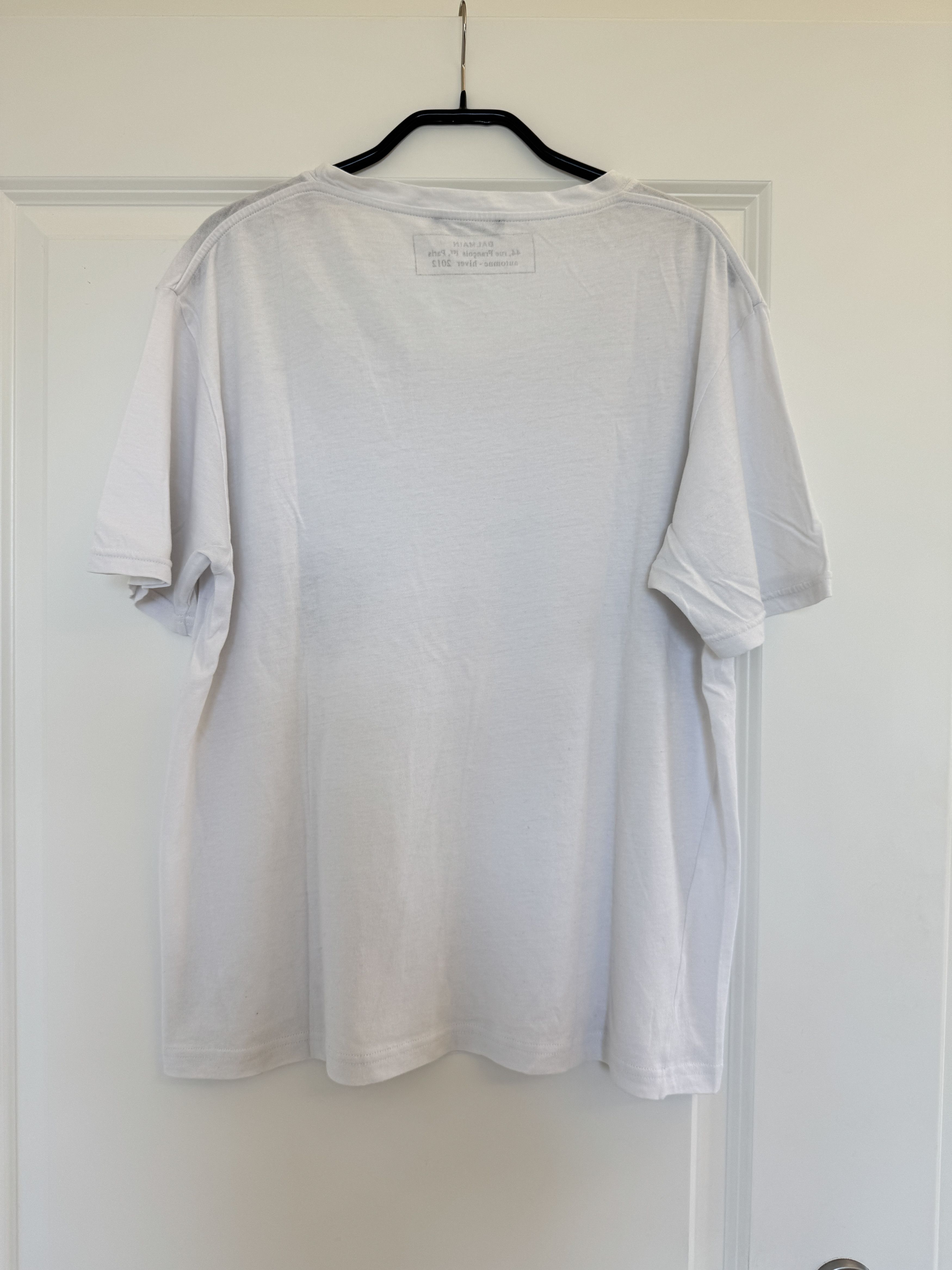 Balmain Rare emblem tshirt from the 2012 Christophe Decarnin period Size US S / EU 44-46 / 1 - 2 Thumbnail