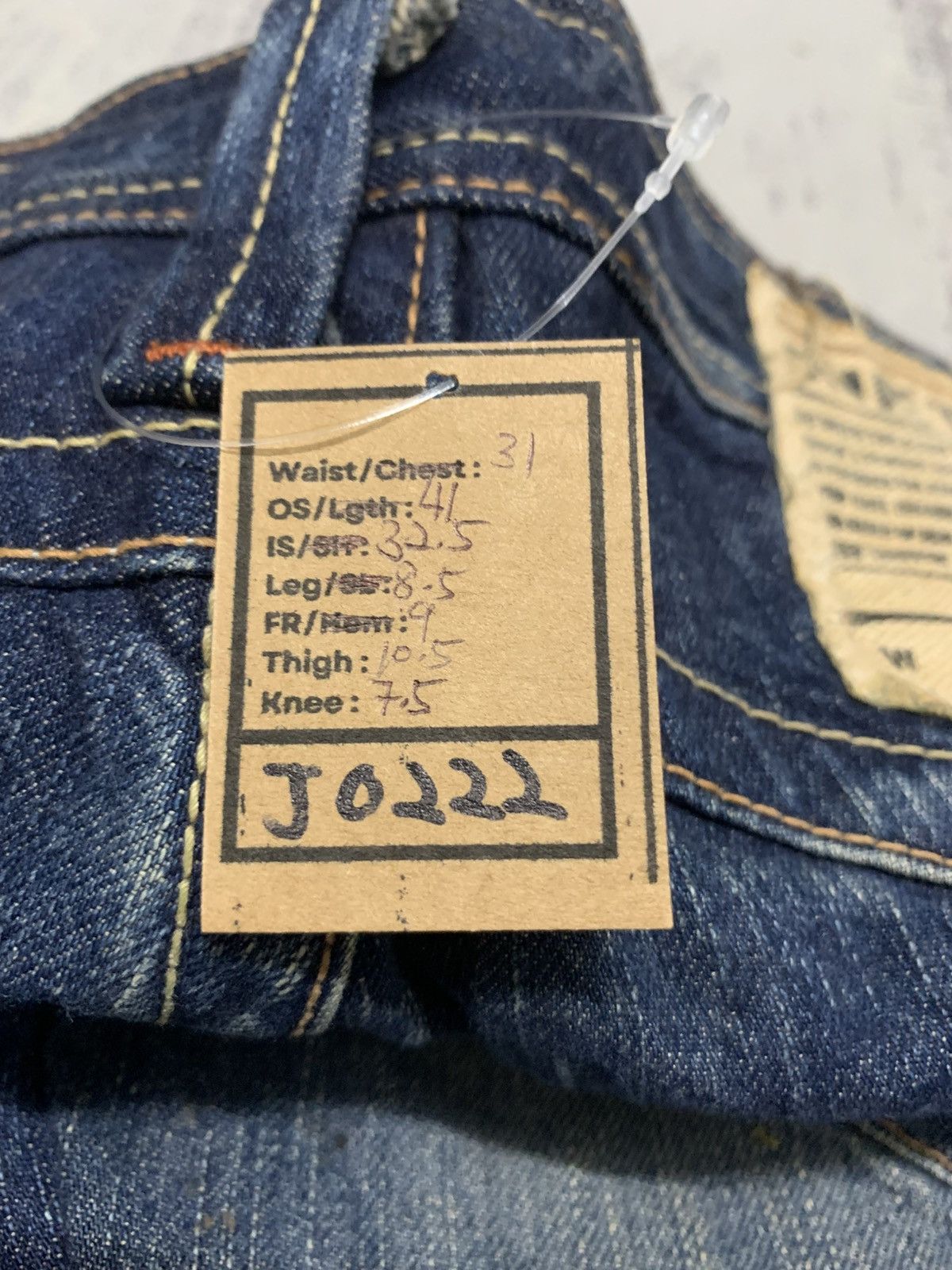 Edwin EDWIN 503 BLUE TRIP FLARE JEANS Size US 31 - 15 Thumbnail