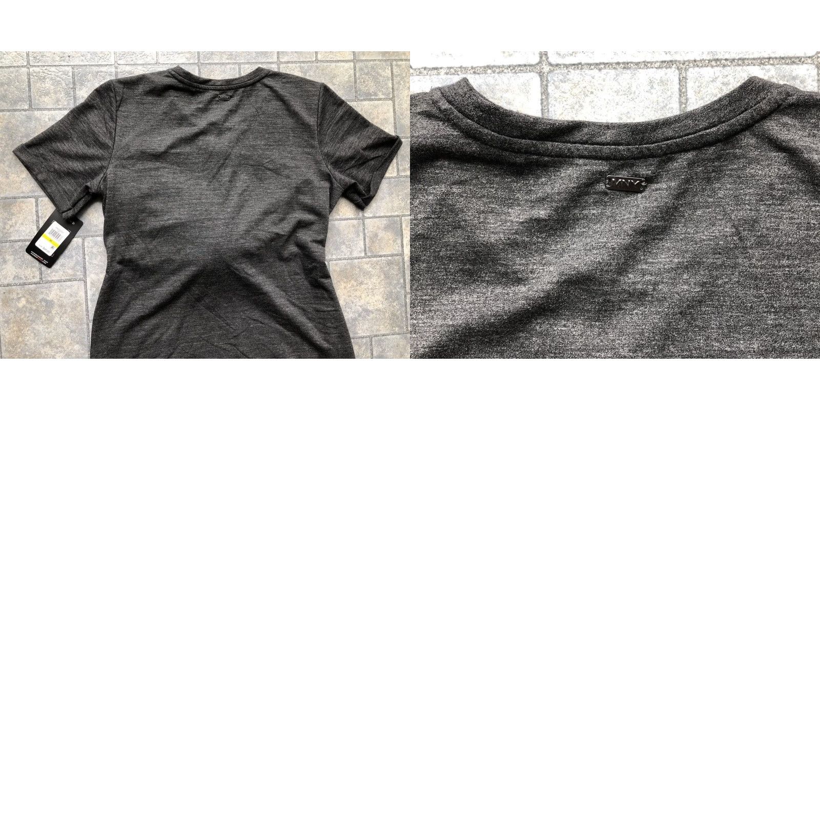 Vintage Marc New York Performance Dress Gray Knee Length Short Sleeve Women M Size M / US 6-8 / IT 42-44 - 10 Thumbnail