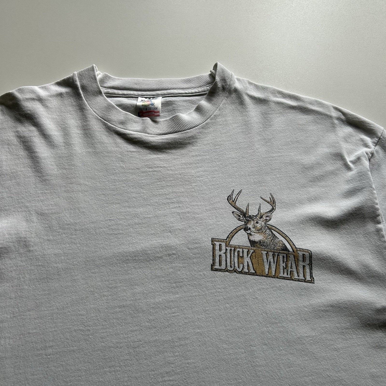 Fruit Of The Loom Vintage 90s Deer Bow Hunting Animal Art T Shirt XL Rare Size US XL / EU 56 / 4 - 5 Thumbnail