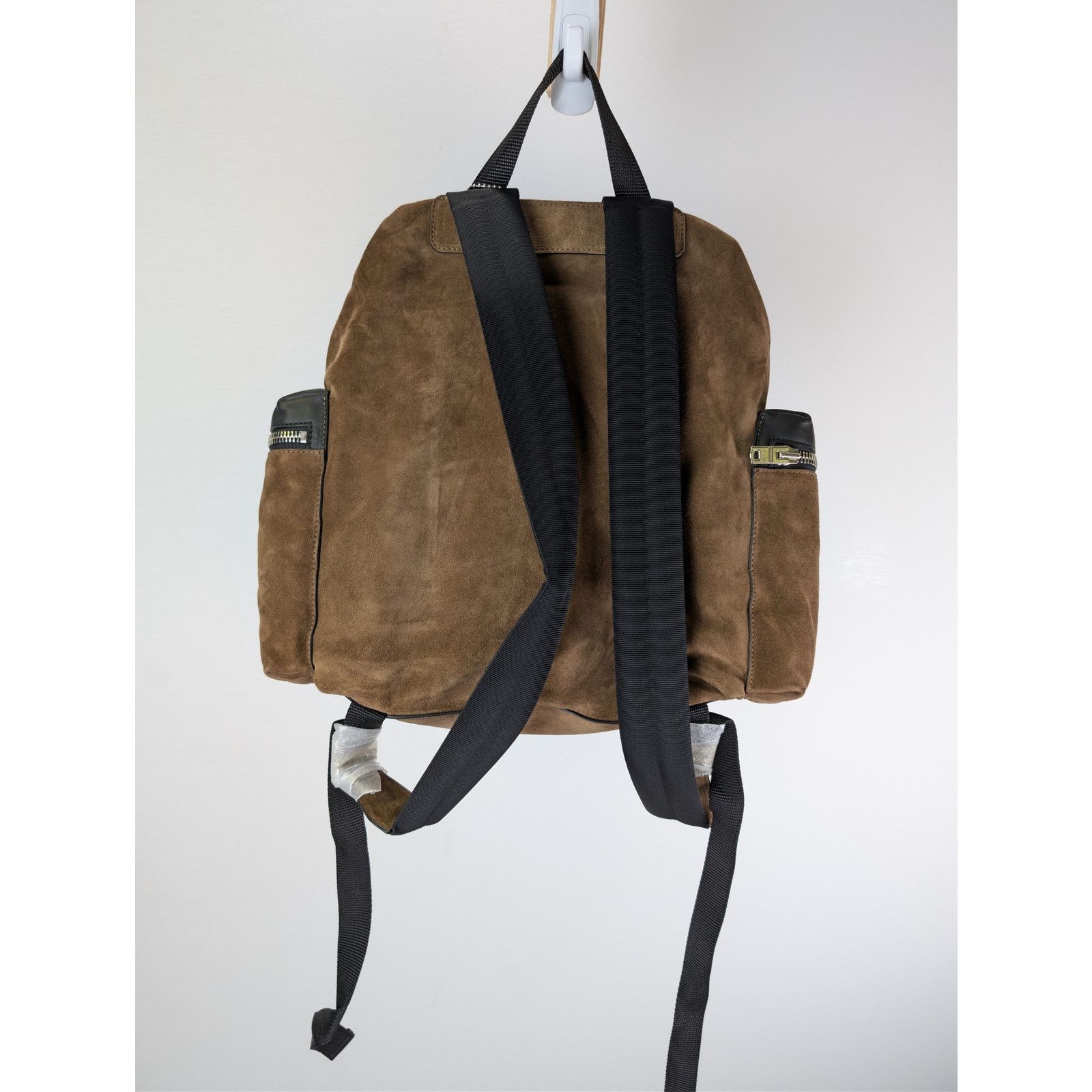 Amiri o1rshd1 Size: OS / Suede Rucksack Backpack in Tobacco Size ONE SIZE - 11 Thumbnail