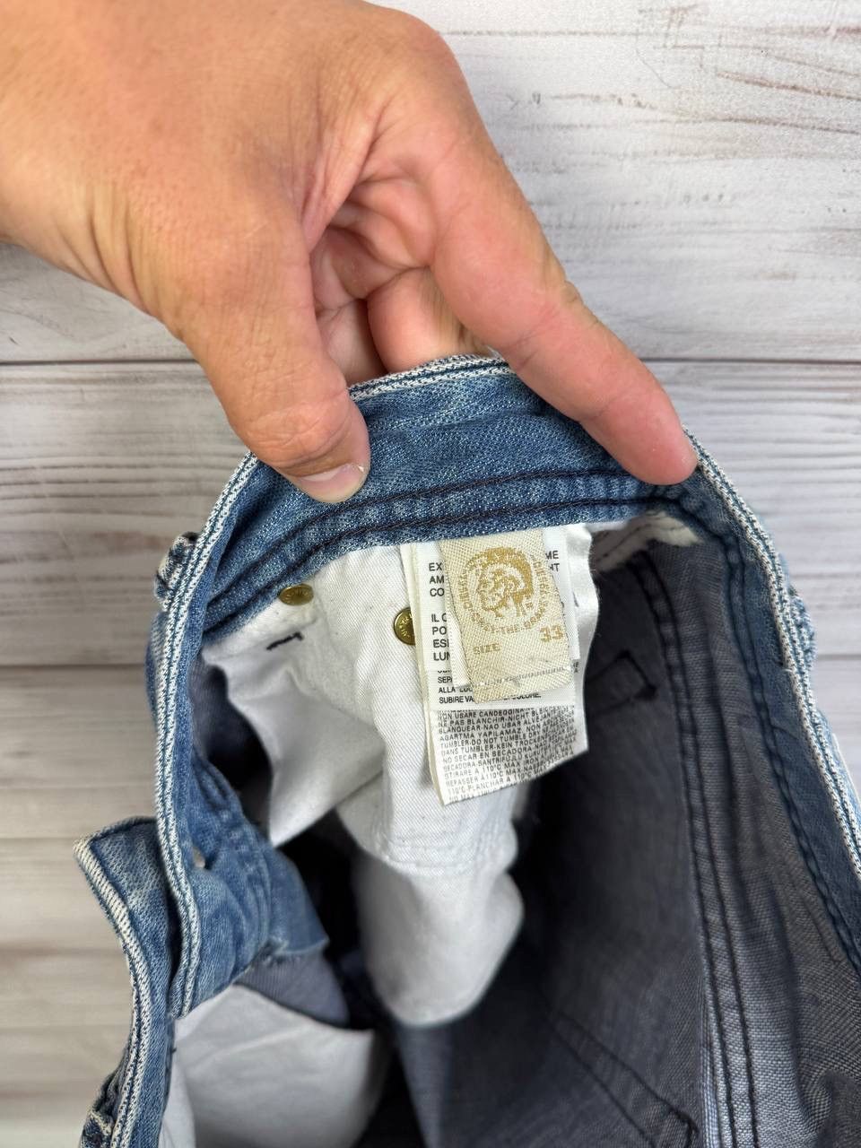 Diesel Vintage 90’s Diesel Jeans Avantgarde Pocket Designer Japanes Size US 33 - 16 Thumbnail