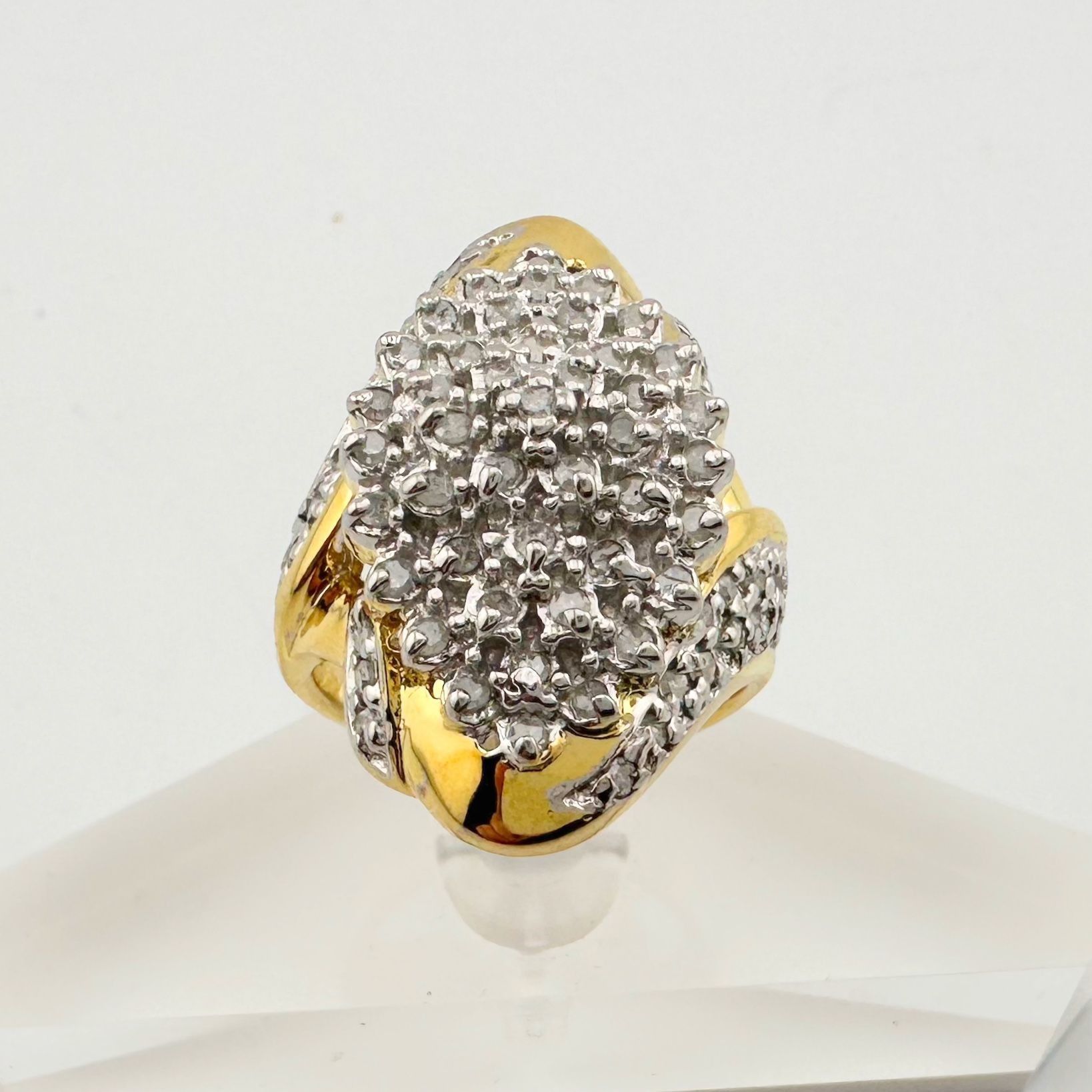 Other Marquise Cut 1.00 Ct Diamond Cluster Ring Size 8 Size ONE SIZE - 8 Thumbnail