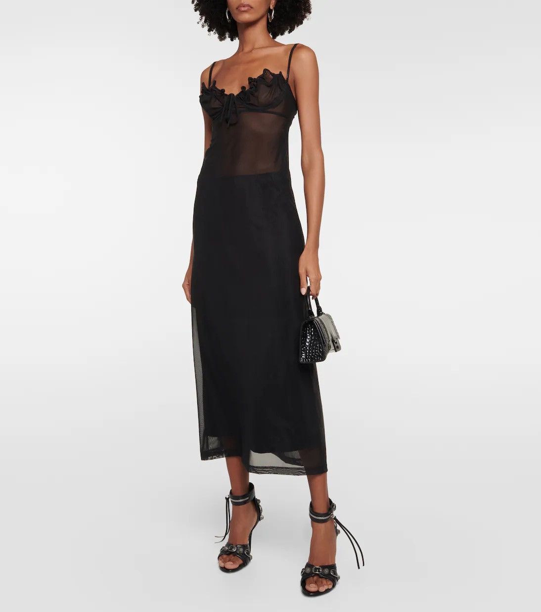 Y/Project Y/project Wire Mesh Slip Dress Size XS / US 0-2 / IT 36-38 - 3 Thumbnail