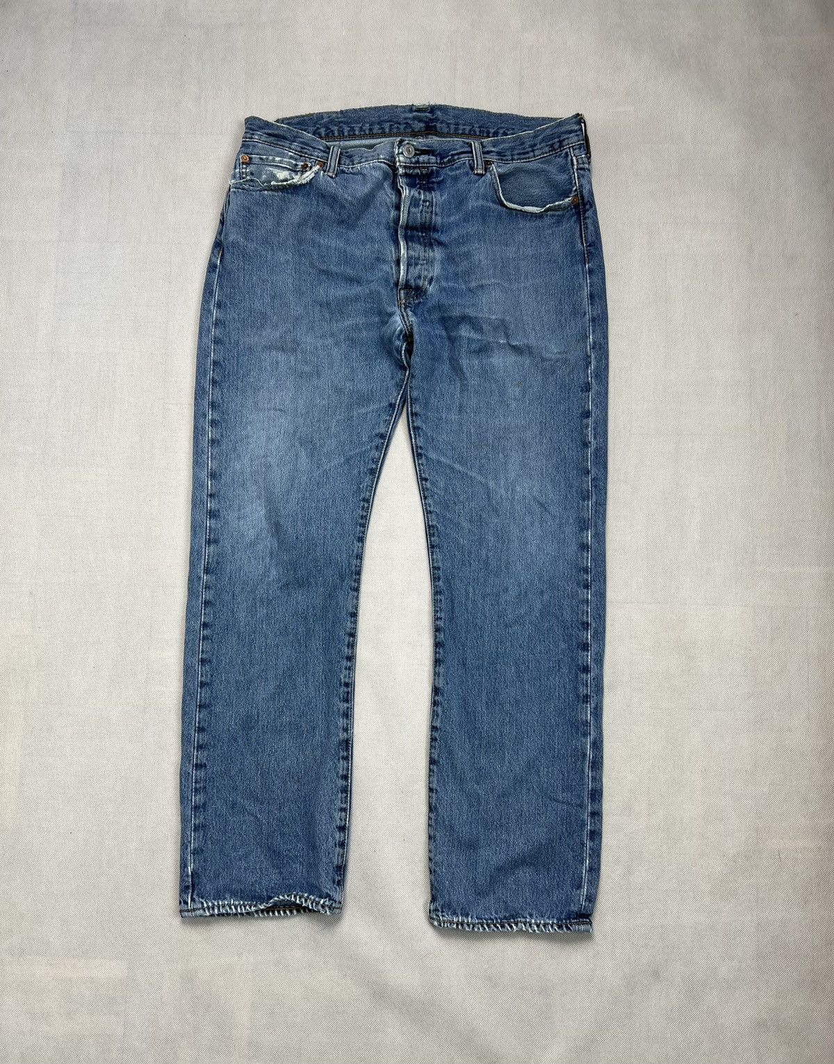Levi's × Vintage Pants Levi’s baby blue jeans baggy Size US 36 / EU 52 - 2 Thumbnail