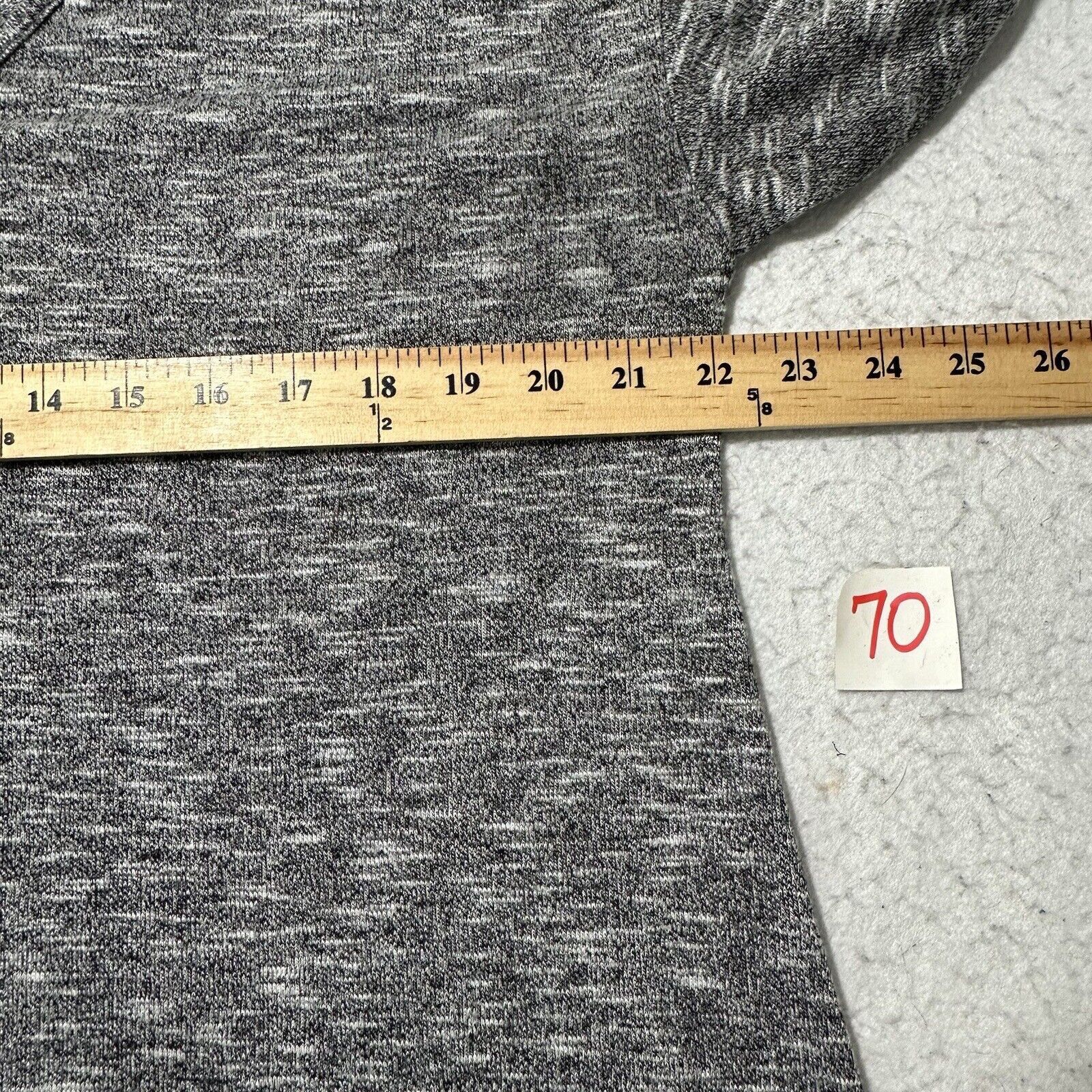 Juicy Couture Juicy Couture XL VNeck Knit Sweater Long Sleeve Heather Gray Size XL / US 12-14 / IT 48-50 - 8 Thumbnail