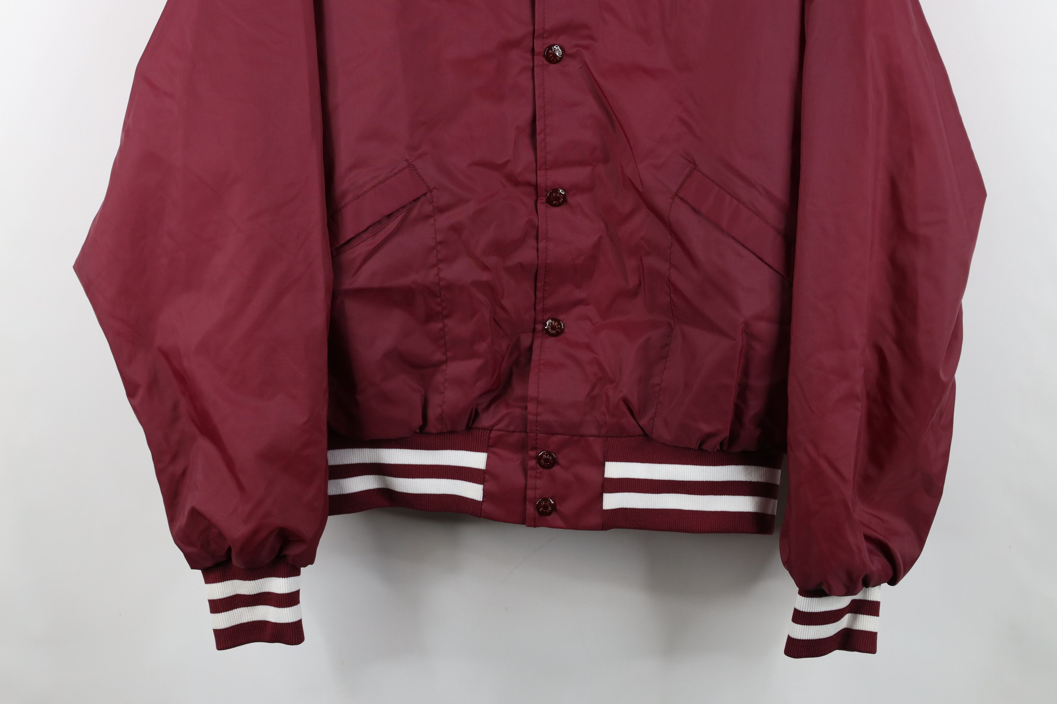 Vintage Vintage 70s 80s Streetwear Lined Satin Bomber Jacket USA Size US L / EU 52-54 / 3 - 3 Thumbnail