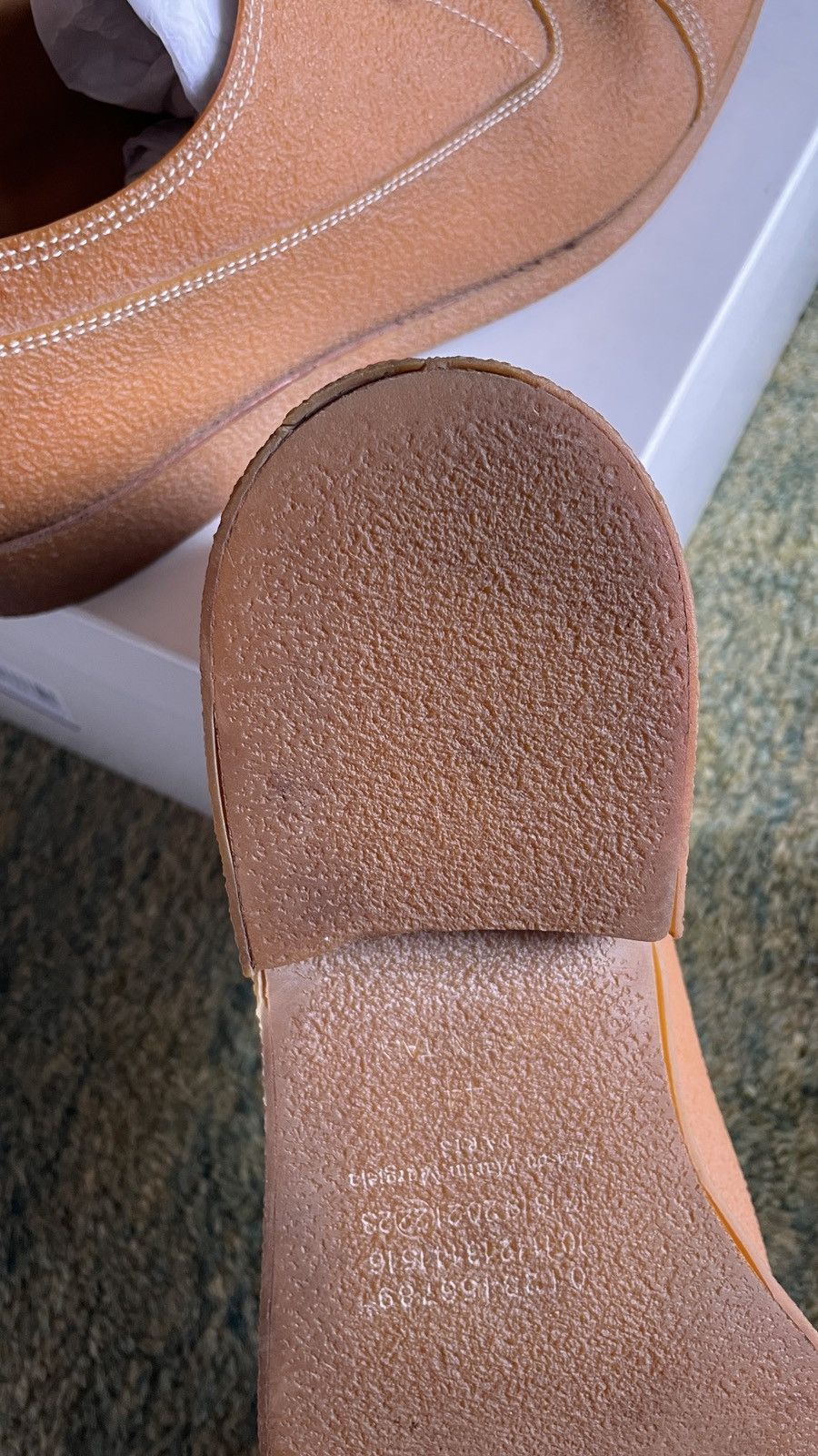 Maison Margiela Rare Margiela derbies in full gum finish. Size US 11 / EU 44 - 9 Thumbnail