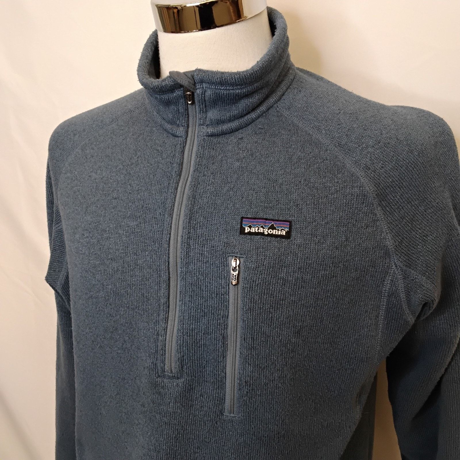 Patagonia Patagonia Better Sweater Men's L Blue 1/4 Zip Knit Size US L / EU 52-54 / 3 - 4 Thumbnail