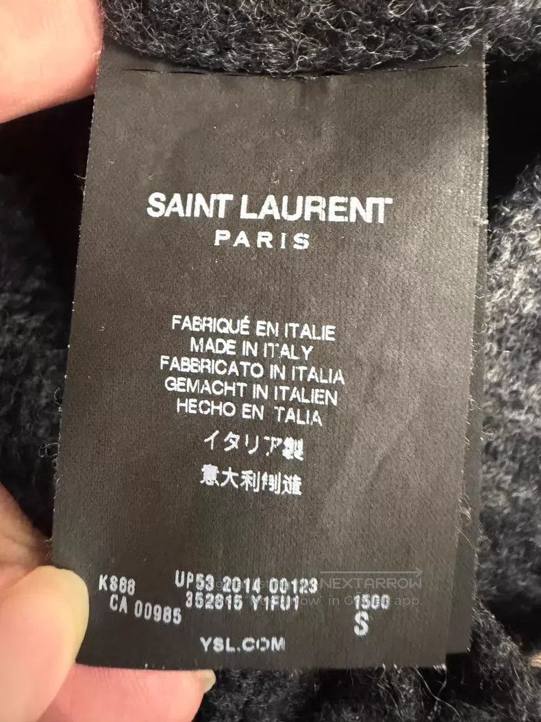 Saint Laurent Paris Saint Laurent Paris Snowflake Crewneck Sweater i Size US S / EU 44-46 / 1 - 4 Thumbnail