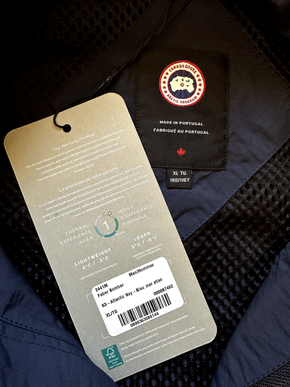Canada Goose Canada Goose Faber Bomber Jacket Atlantic Blue Size Xl Reta Size US XL / EU 56 / 4 - 3 Thumbnail