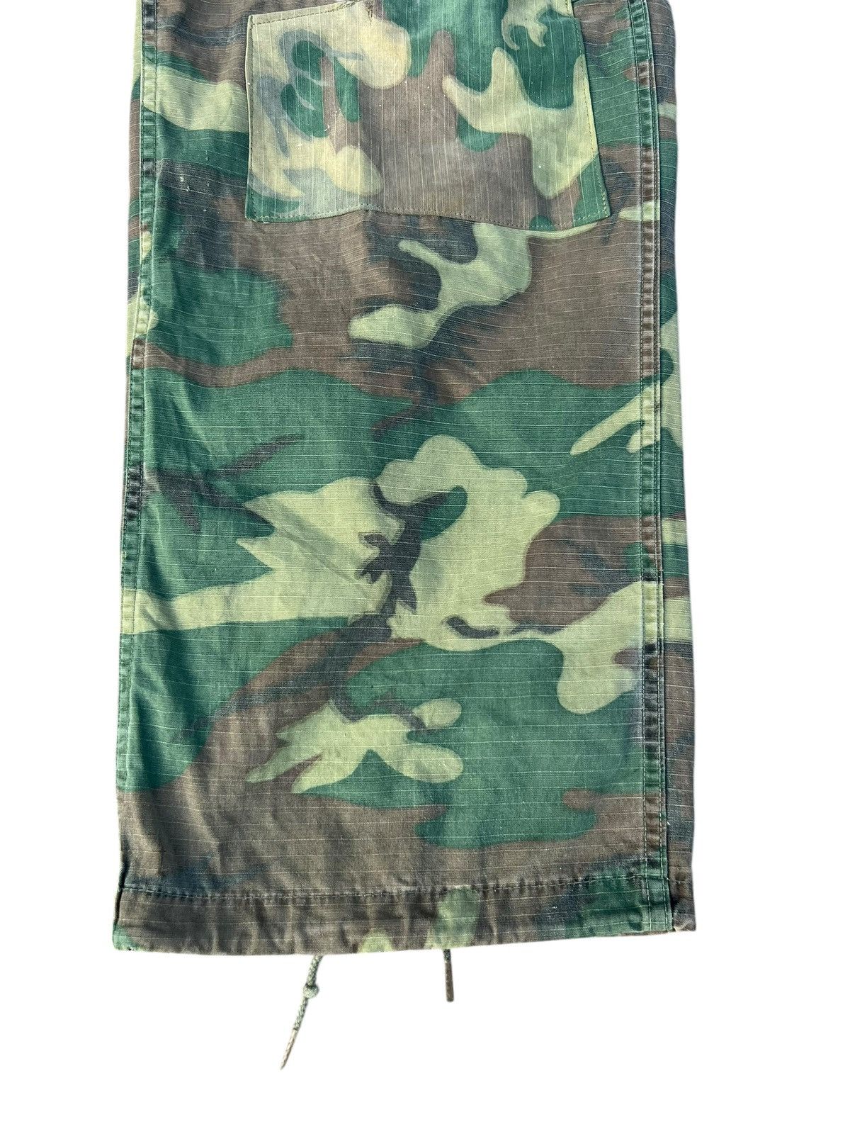 Vintage Vintage 1969 Vietnam War ERDL Camo Ripstop Poplin Trouser Size US 30 / EU 46 - 10 Thumbnail