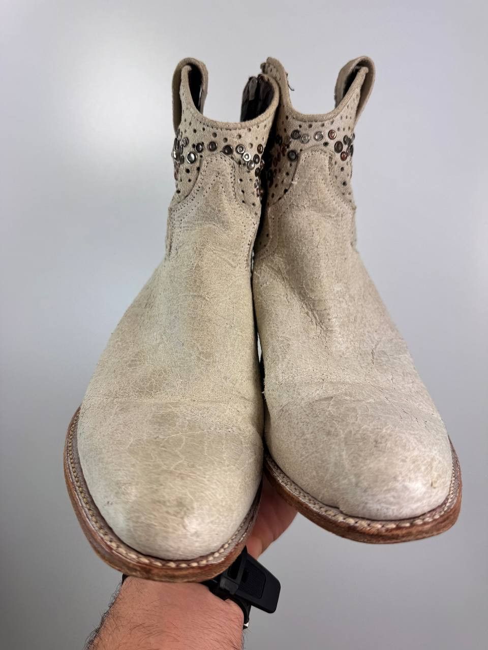 Sendra Sendra 4721API Western Cowboy Boots Suede Hand Made Size 41 Size US 8 / IT 38 - 8 Thumbnail