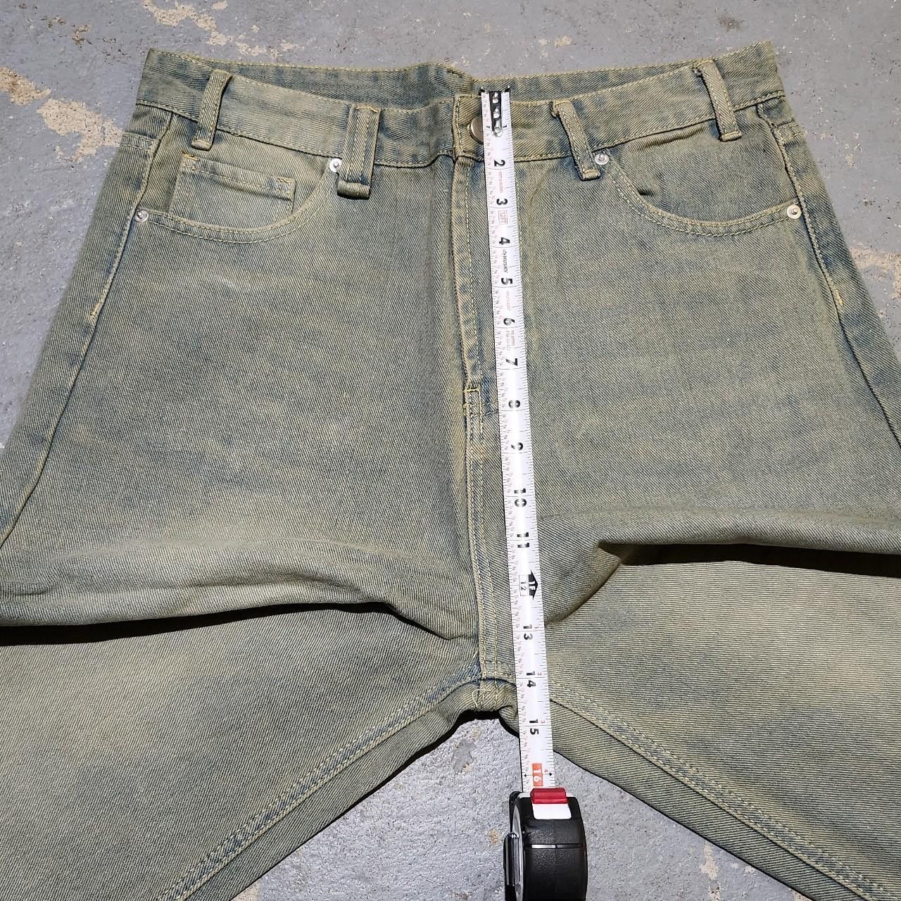 Japanese Brand Baggy Light Blue/Khaki Wide leg denim Size US 32 / EU 48 - 8 Thumbnail