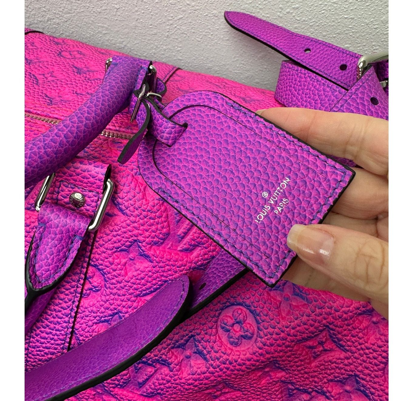 Louis Vuitton NWOT Keepall Bandouliere 50 Taurillon Illusion Virgil Abloh Size ONE SIZE - 7 Thumbnail