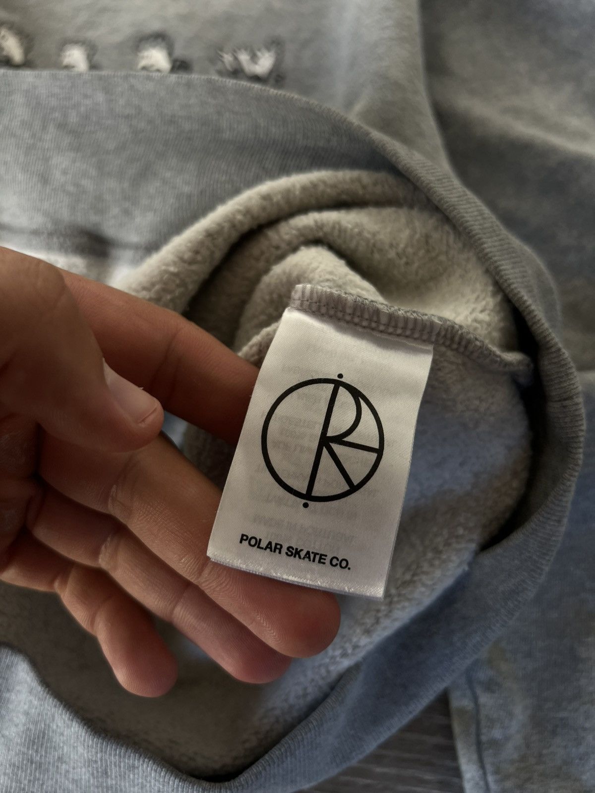 Polar Skate Co. Polar Skate Co. Archival Crew Neck SK8 Style Gray Sweatshirt Size US S / EU 44-46 / 1 - 19 Thumbnail