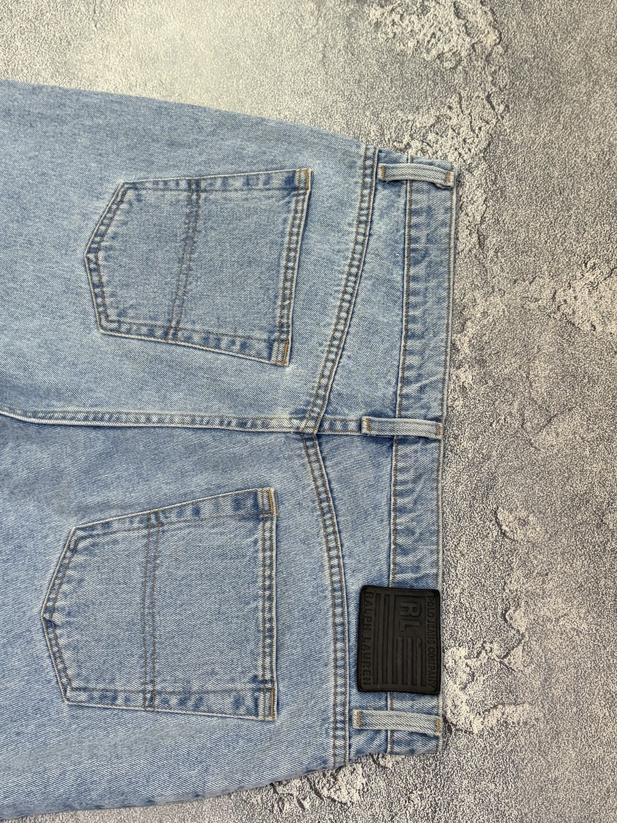Polo Ralph Lauren Vintage Polo Jeans Co Ralph Lauren Denim Shorts Light Wash Size US 36 / EU 52 - 7 Thumbnail