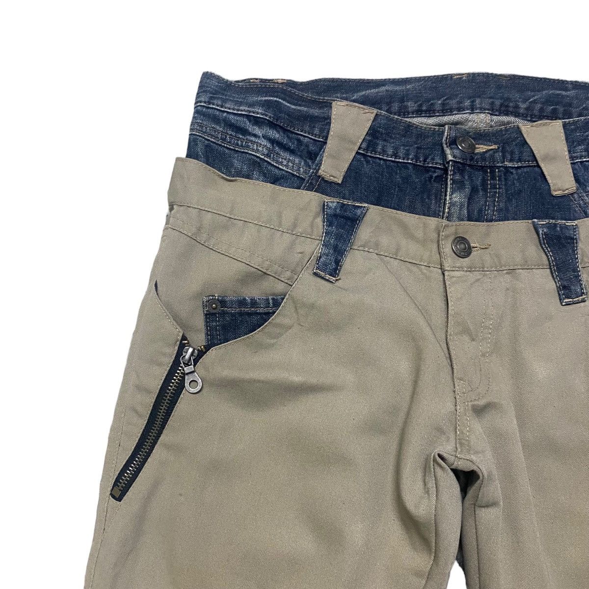 PPFM PPFM Denim Double Waist Pants Size US 32 / EU 48 - 5 Thumbnail