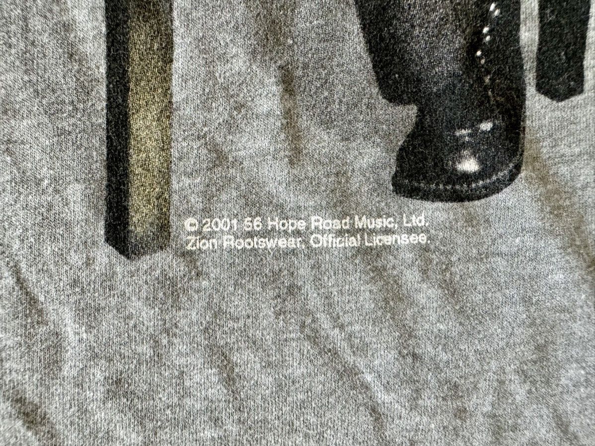 Bob Marley × Vintage × Zion Rootswear Bob Marley Vintage Gray T-Shirt Zion Rootwear 2001 Size US M / EU 48-50 / 2 - 3 Thumbnail