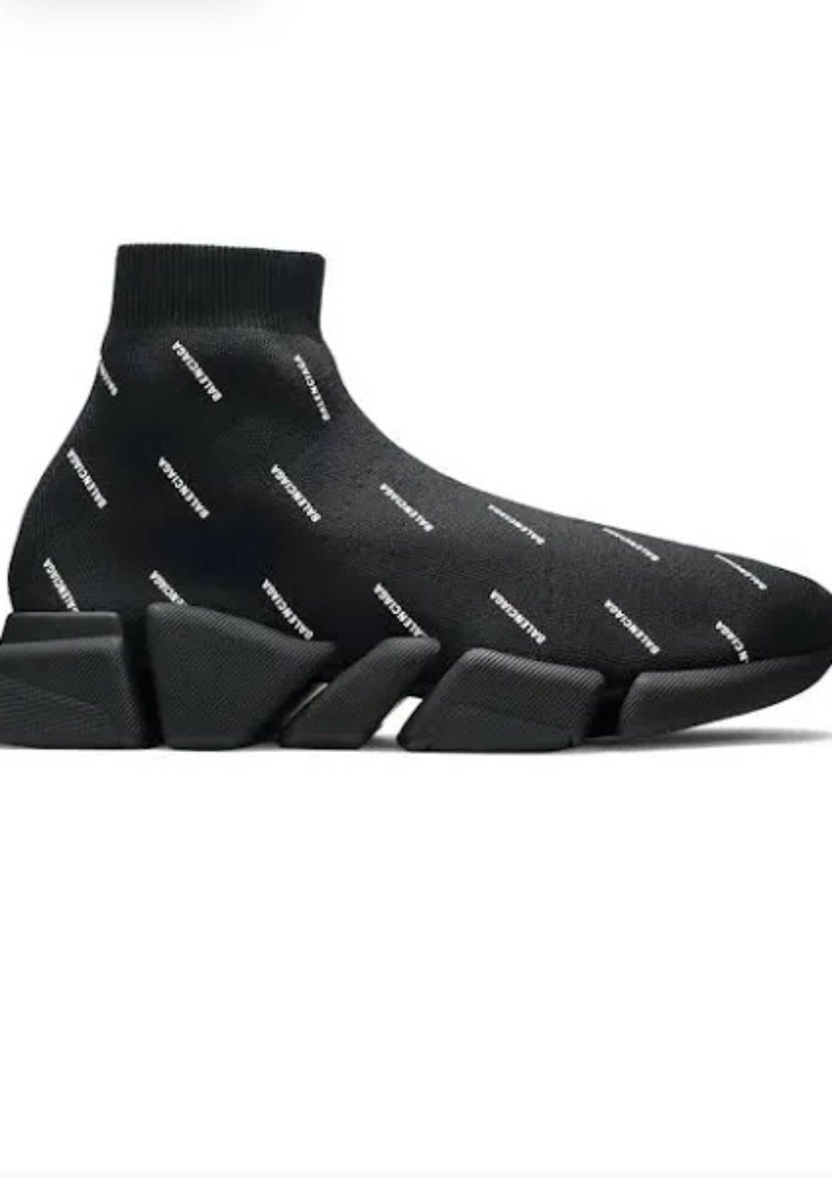 Balenciaga Balenciaga speed trainer 2.0 black logo all around Size US 6 / EU 39 - 1 Thumbnail