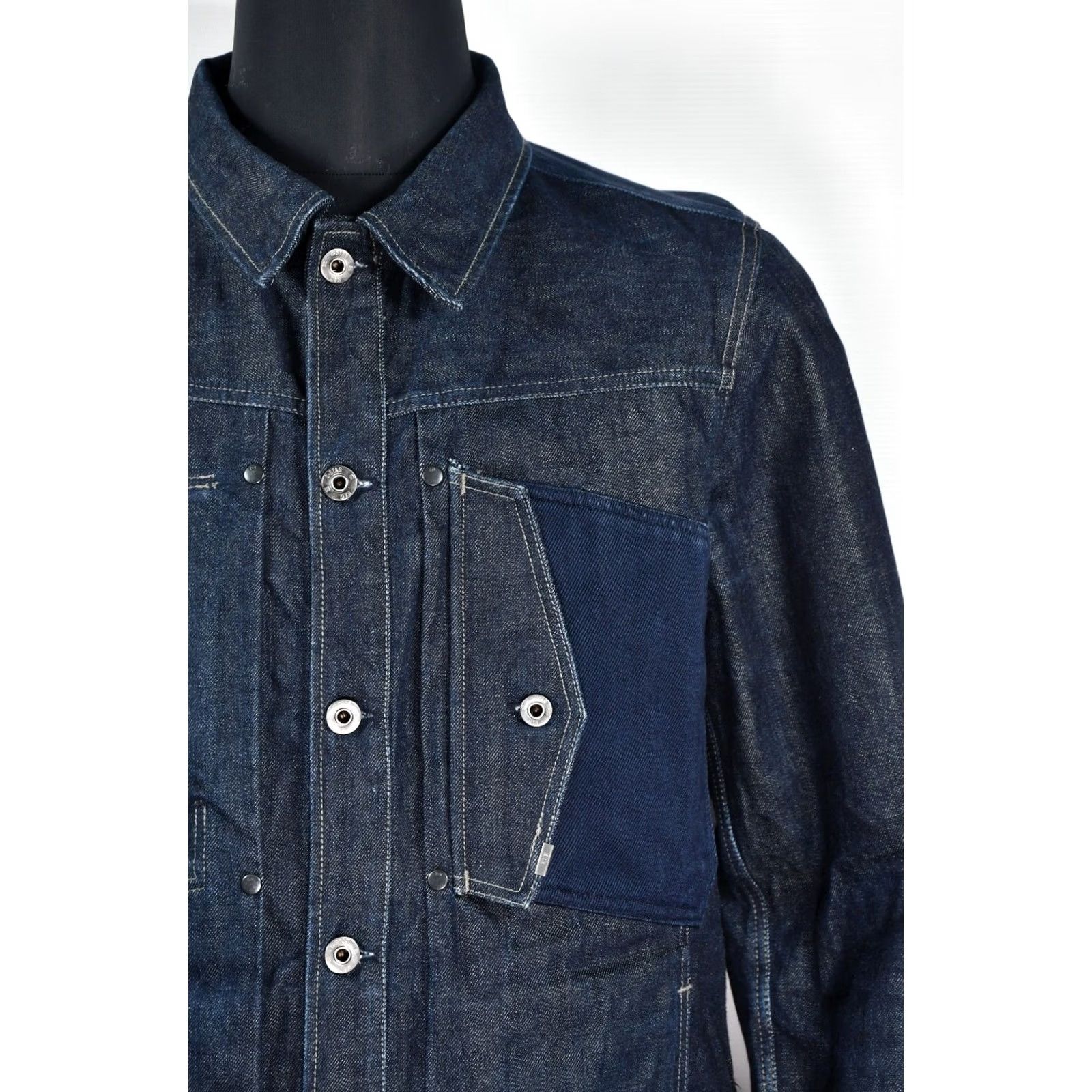 G-Star G-Star Scutar Slim Jacket L denim blue 100% Cotton Regular Mens Jacket Slim Fit Size US L / EU 52-54 / 3 - 7 Thumbnail