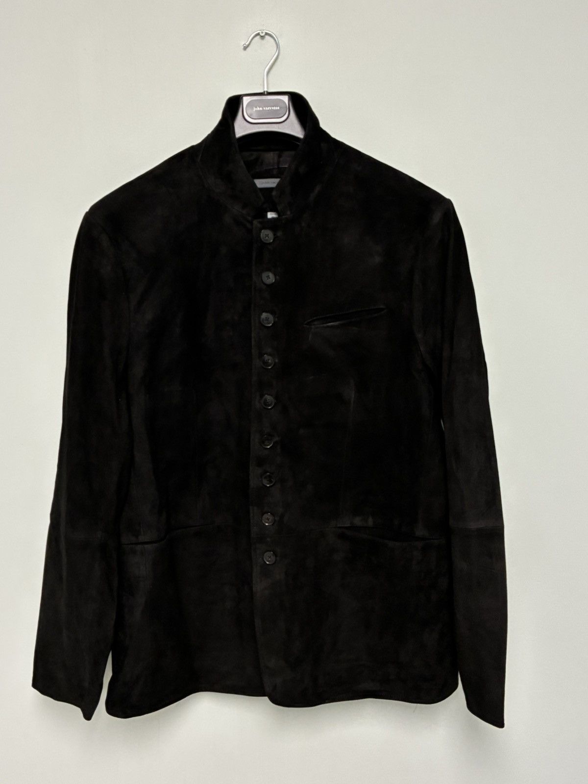 John Varvatos Woodward Multibutton Suede Jacket EU 48 USA 38 Size US M / EU 48-50 / 2 - 8 Thumbnail
